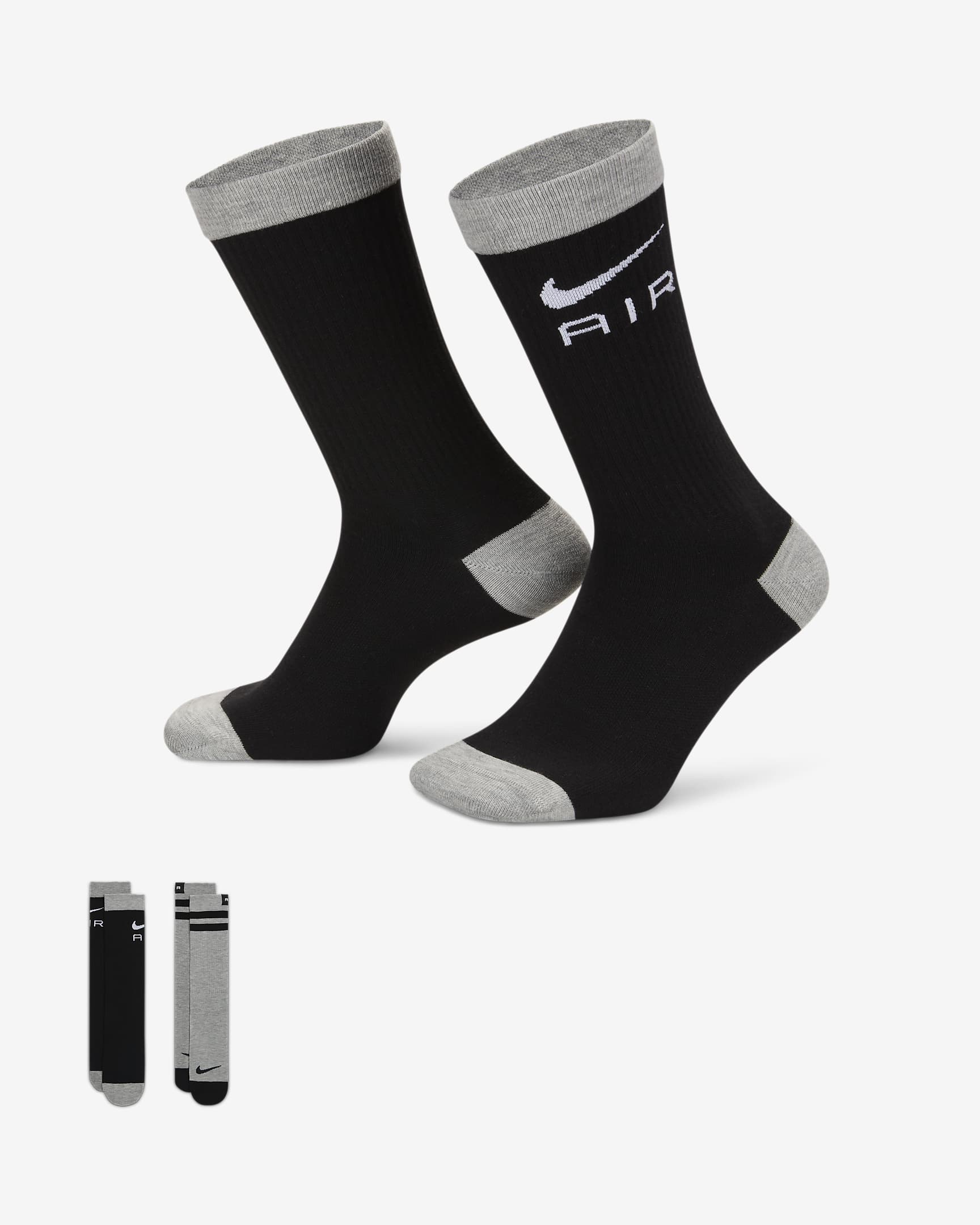 Nike Everyday Essentials Crew Socks (2 Pairs) - Multi-Colour