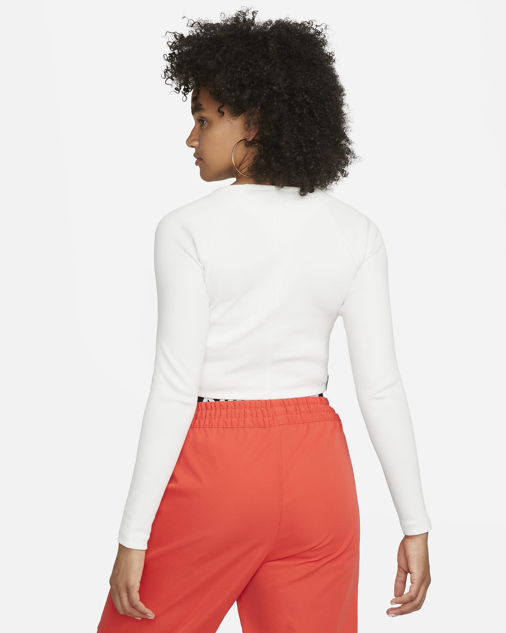 Nike Sportswear Women's Ribbed LongSleeve Top. Nike IE