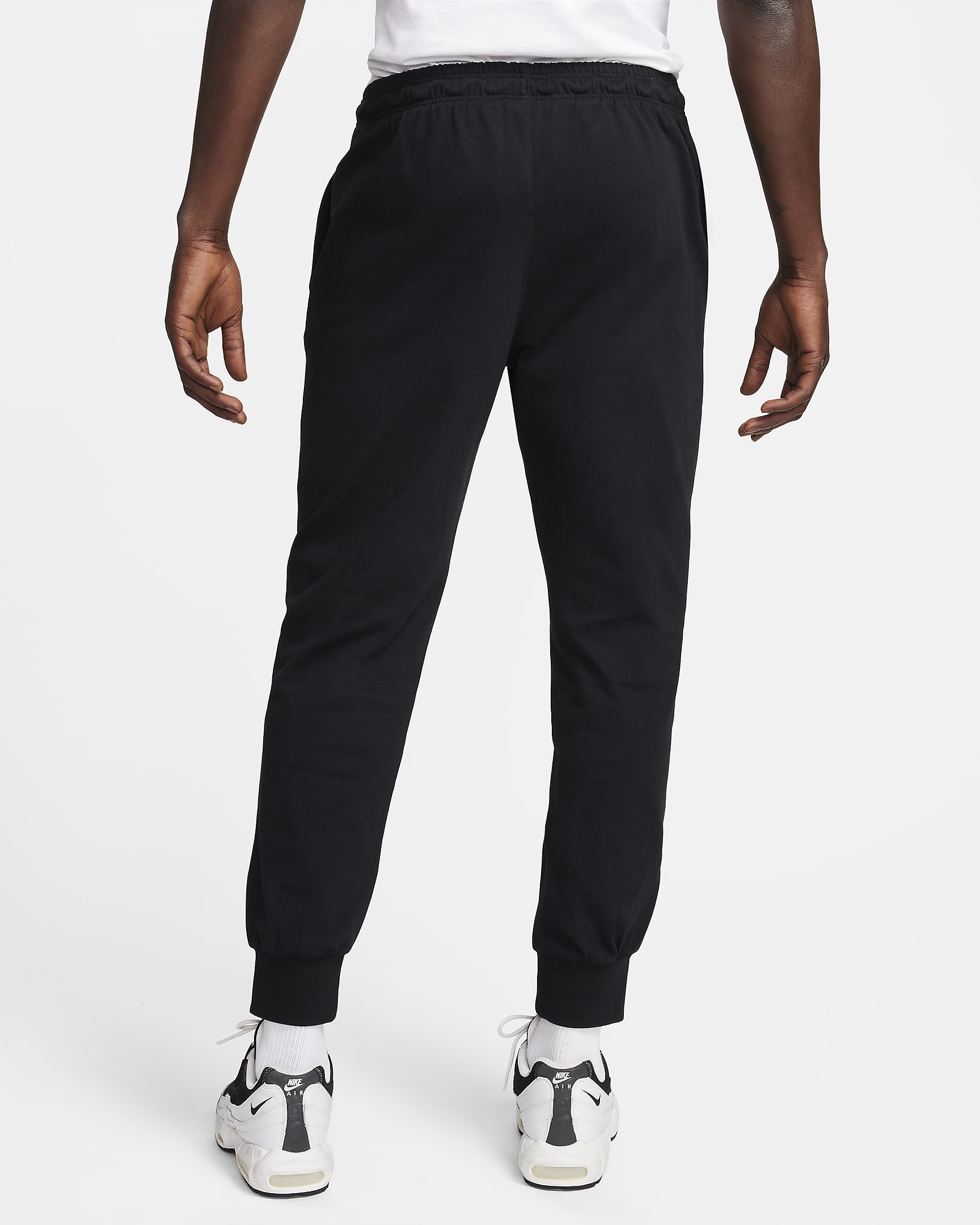 Joggers de tejido Knit para hombre Nike Club - Negro/Blanco