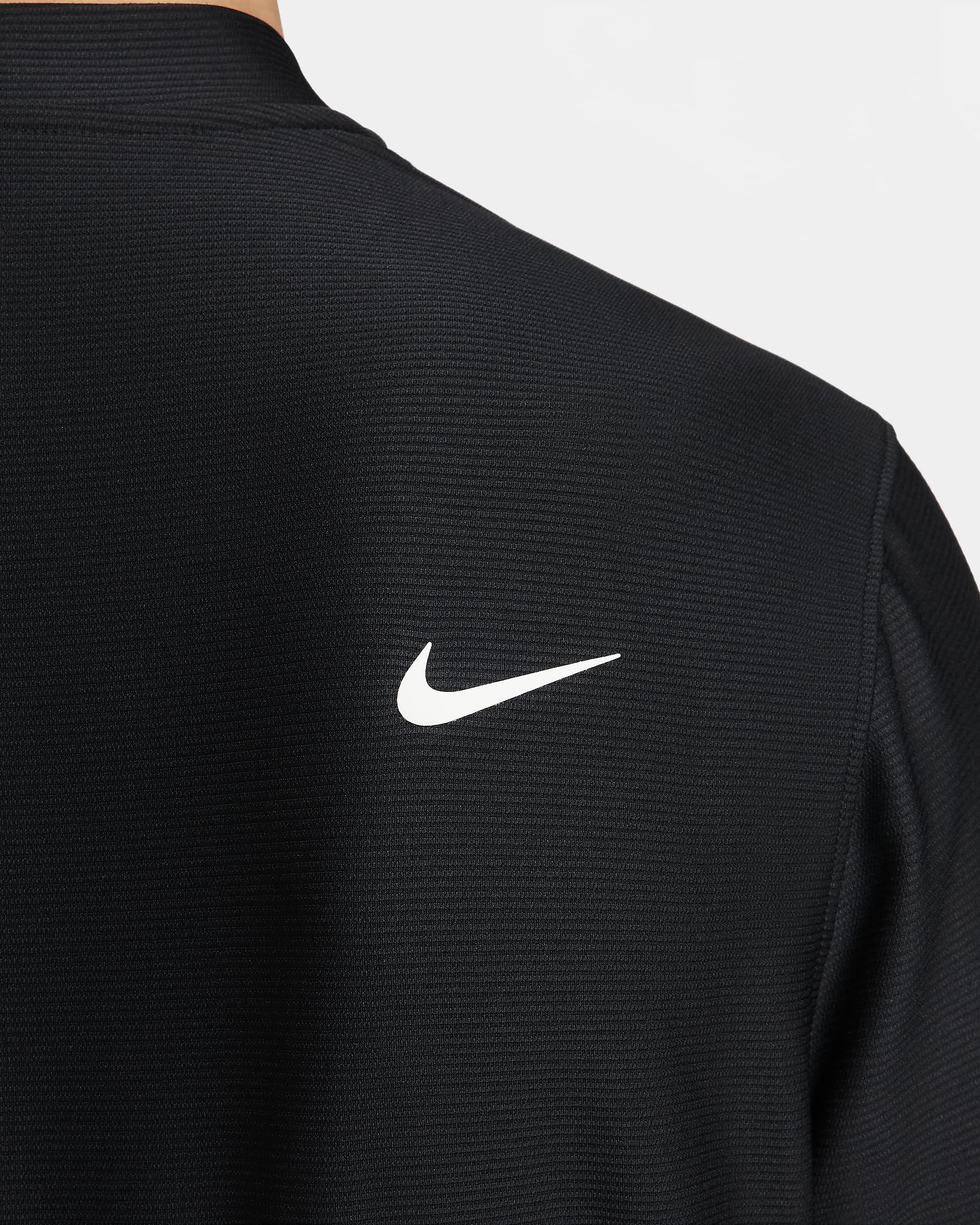 Nike Tour Men's Dri-FIT Golf Polo - Black/White