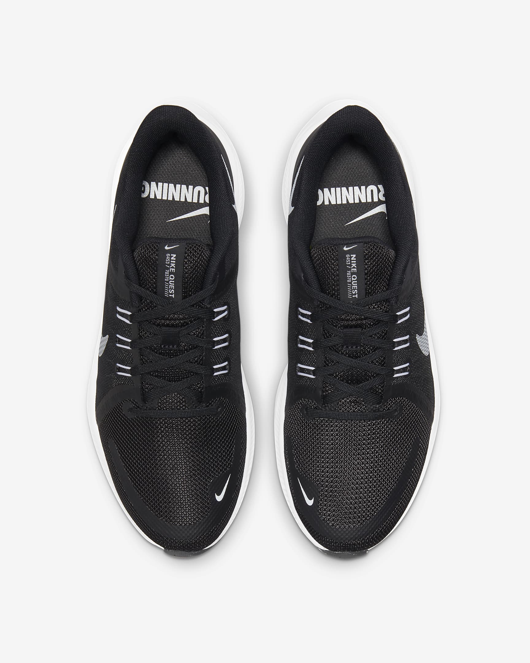 Nike Quest 4 Women's Road Running Shoes - Black/Dark Smoke Grey/White