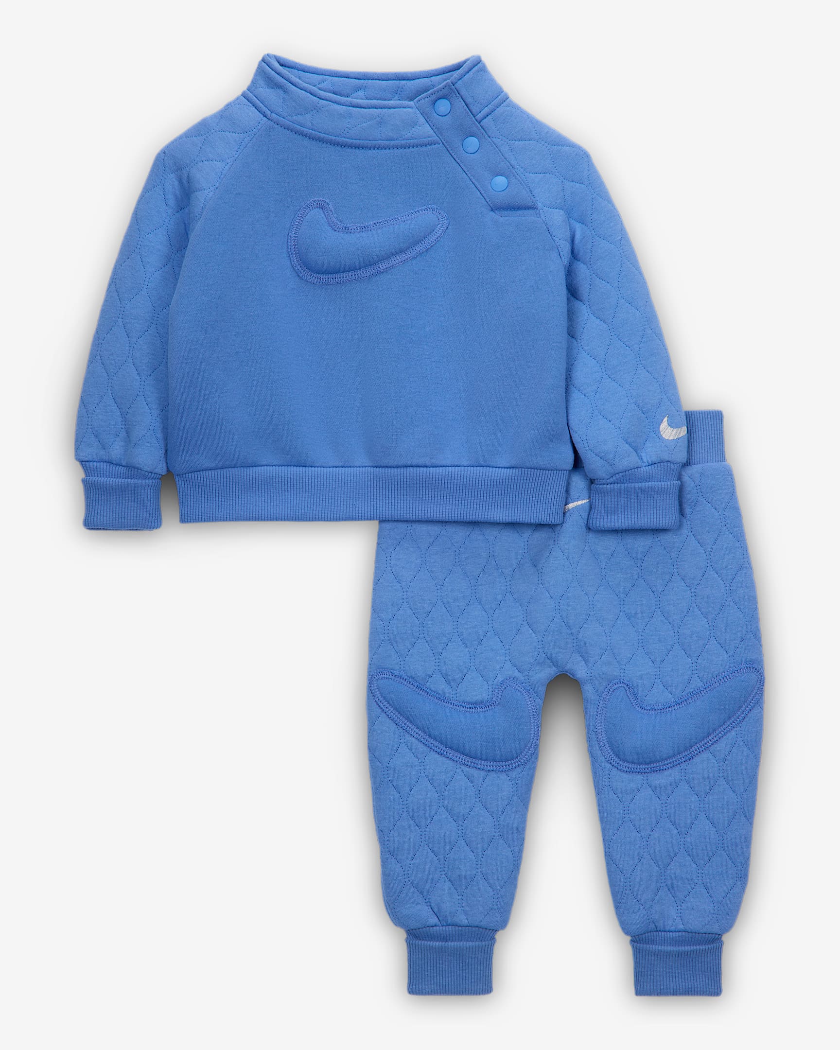 Nike Ready, Set! Baby (0-9M) 2-Piece Jogger Set - Polar