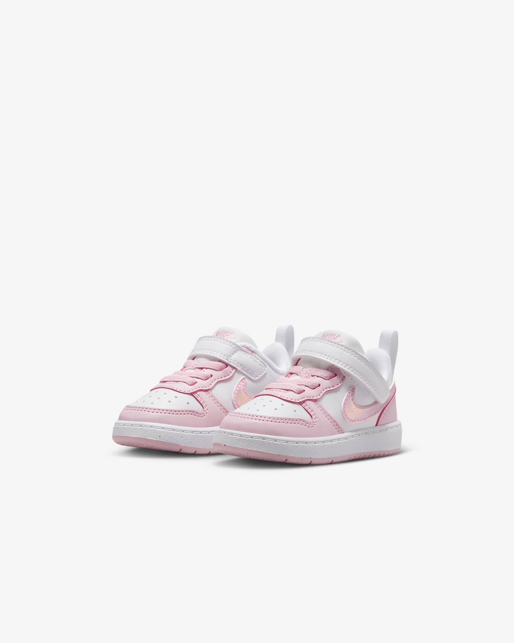 Nike Court Borough Low Recraft Zapatillas - Bebé e infantil - Blanco/Pink Foam