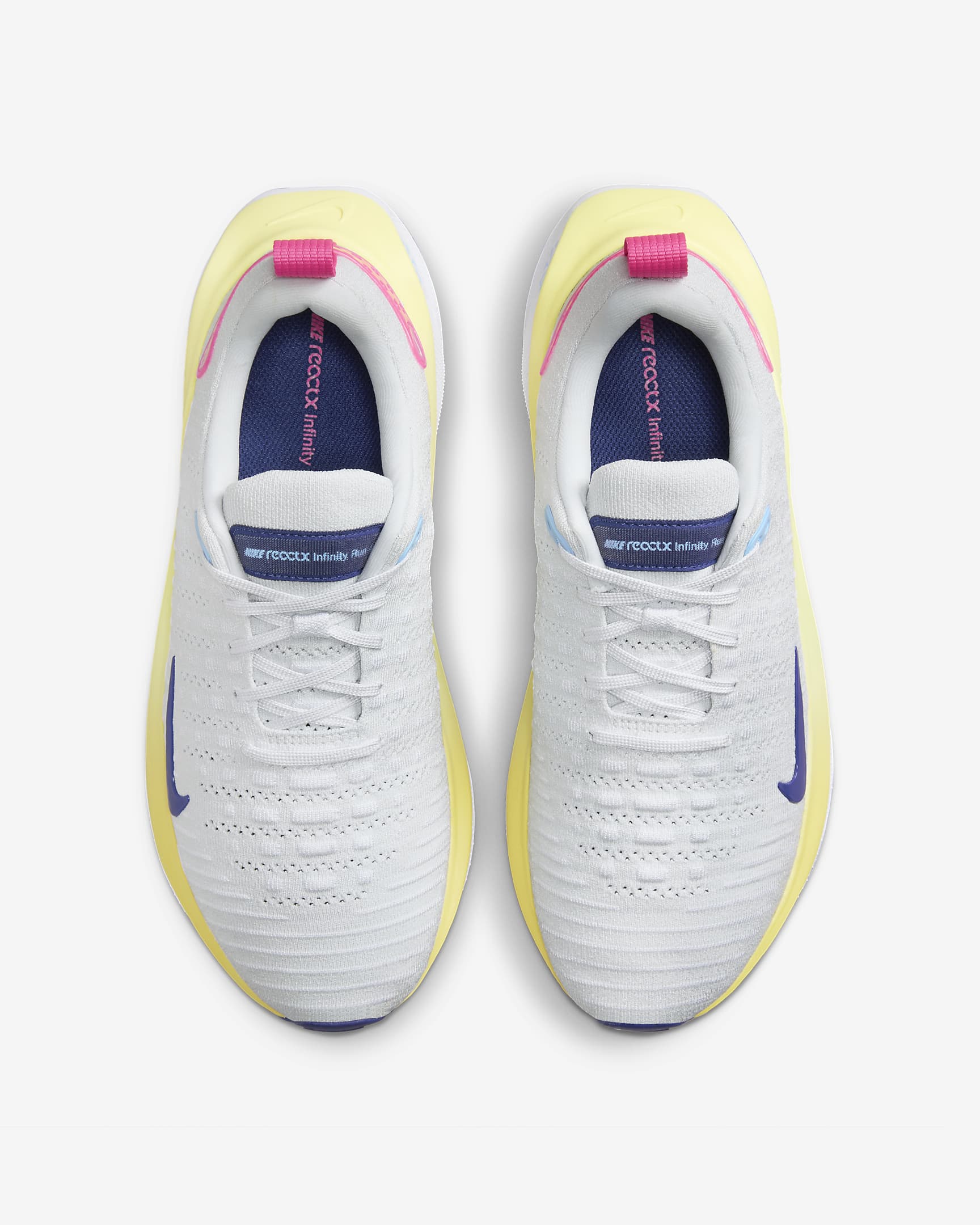 Tenis de correr en pavimento para mujer Nike InfinityRN 4 - Polvo fotón/Blanco/Oro Saturno/Azul royal intenso