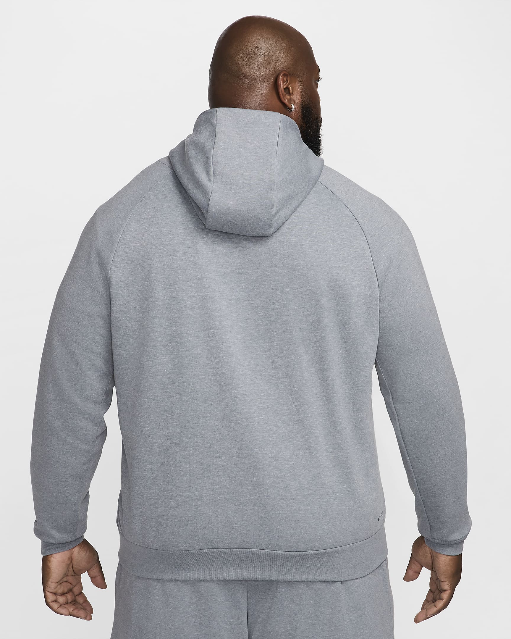 Sweat à capuche et zip Dri-FIT UV Nike Primary pour homme - Cool Grey/Heather/Cool Grey