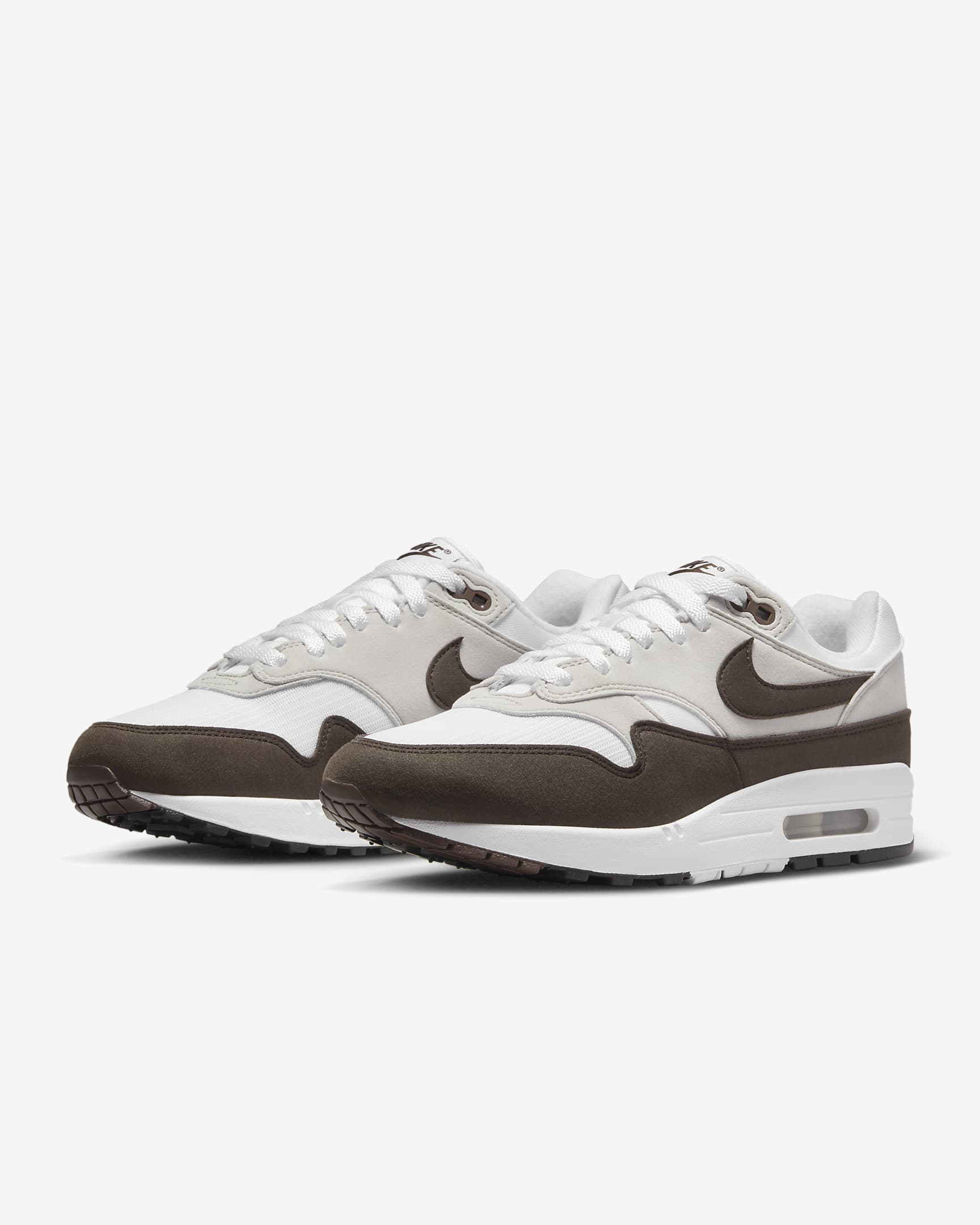 Calzado para mujer Nike Air Max 1 - Gris neutro/Blanco/Negro/Marrón barroco