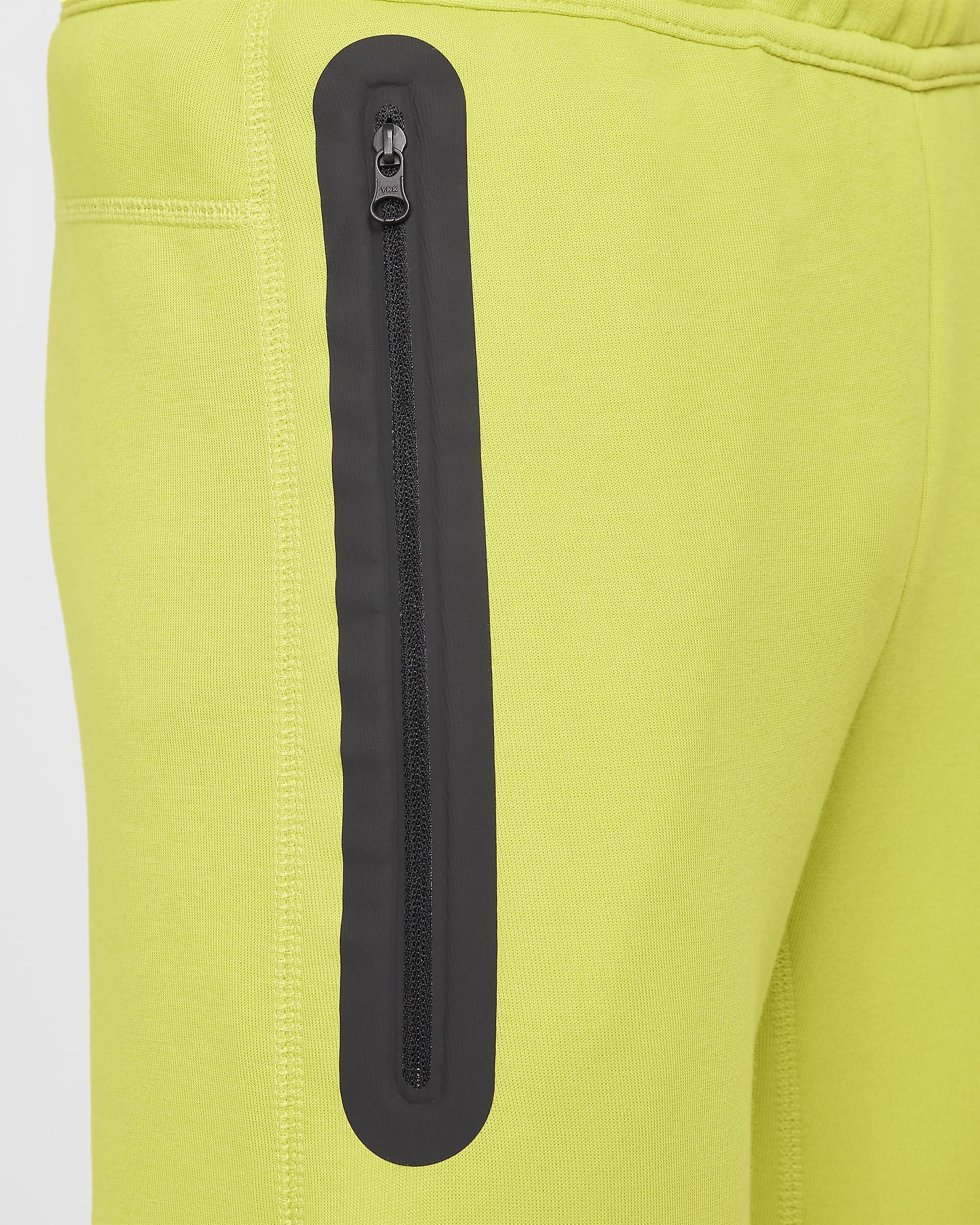 Nike Sportswear Tech Fleece Older Kids' (Boys') Trousers - Bright Cactus/Black/Black