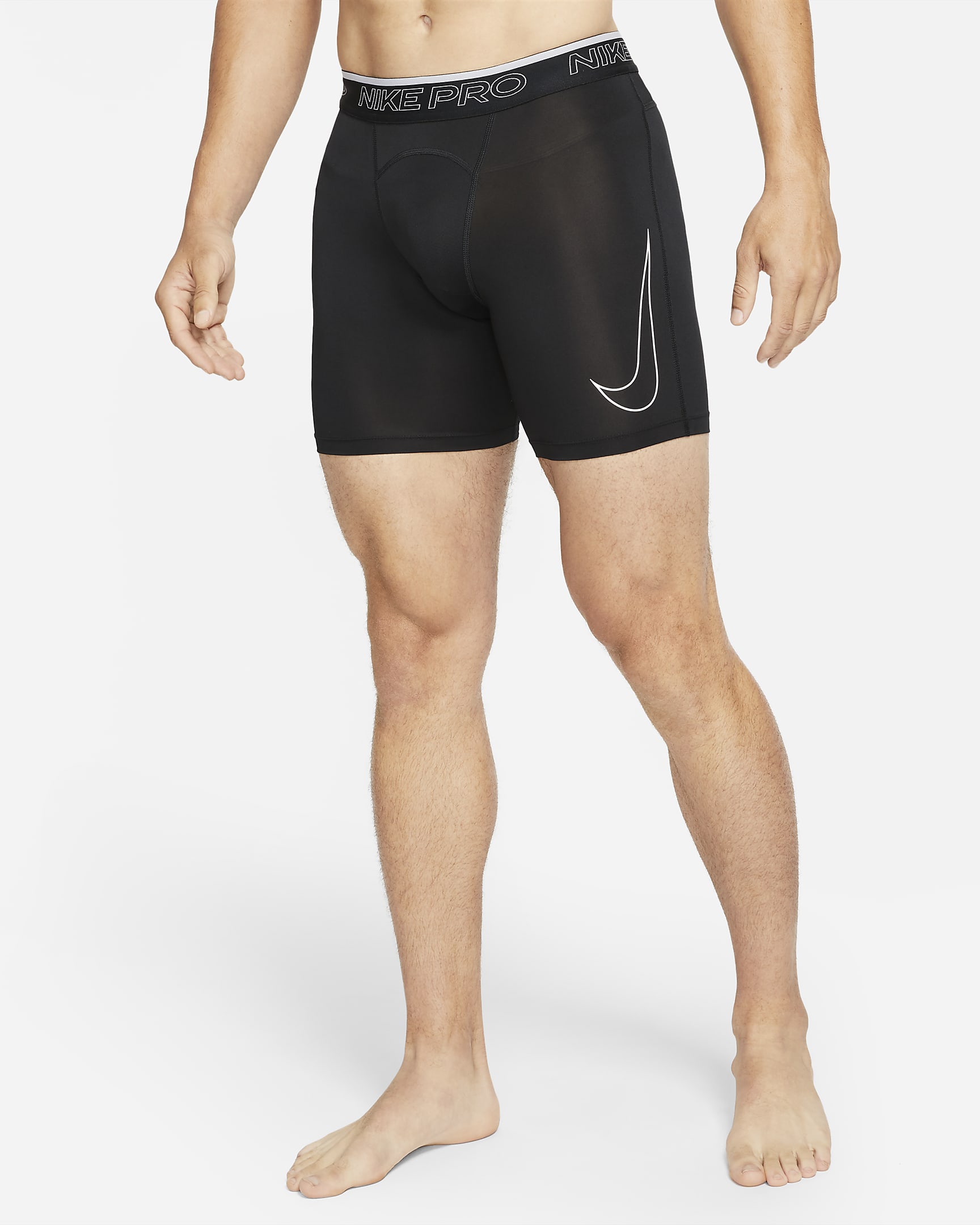 Nike Pro Dri-FIT Men's Shorts - Black/White