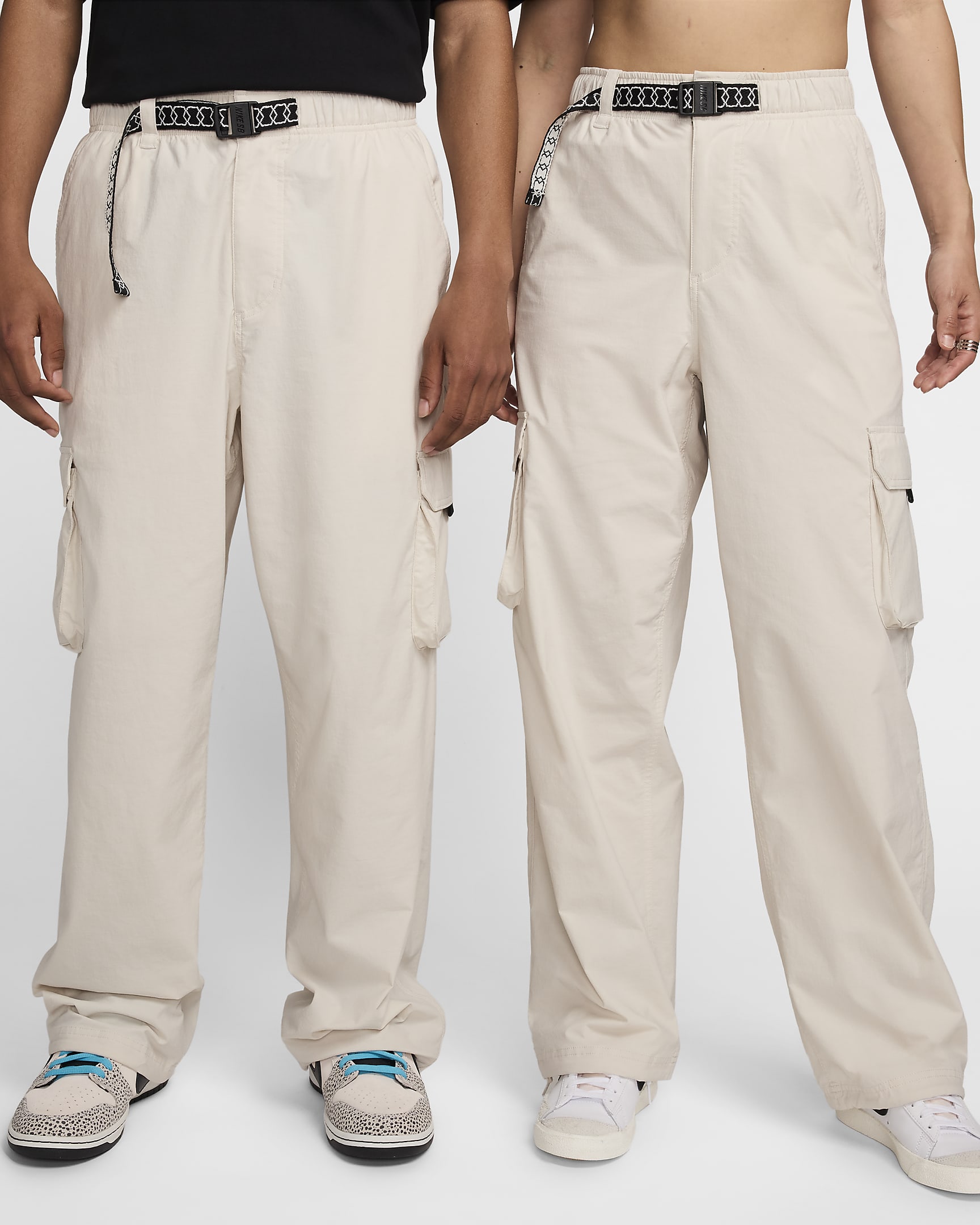 Nike SB Kearny Cargo Skate Trousers - Light Orewood Brown/White