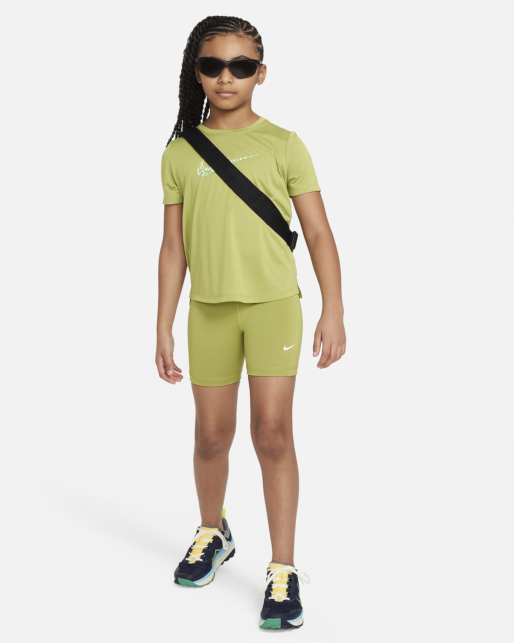 Nike One Big Kids' (Girls') Short-Sleeve Training Top. Nike.com