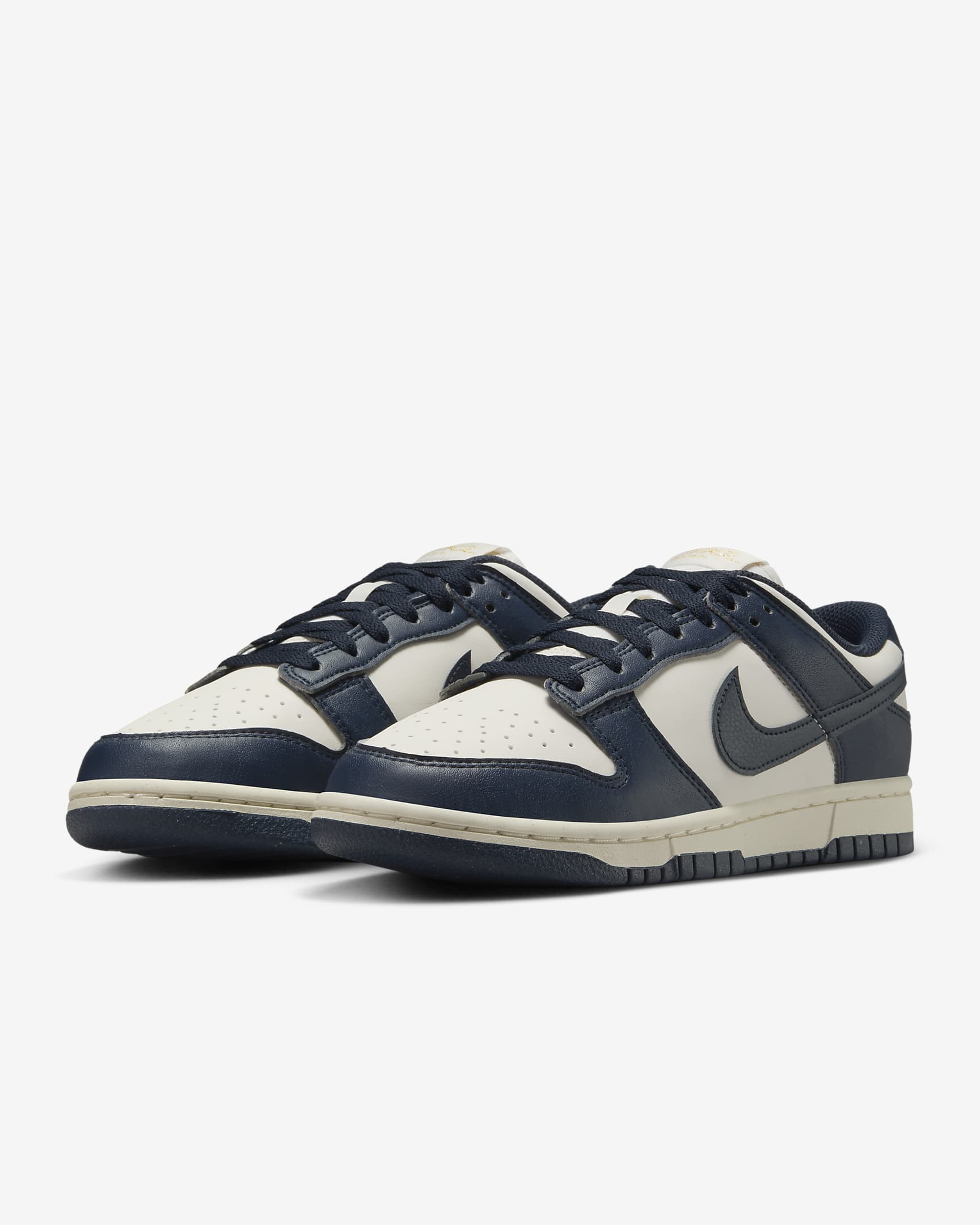 Nike Dunk Low Next Nature Women's Shoes - Phantom/Pale Ivory/Metallic Gold/Obsidian