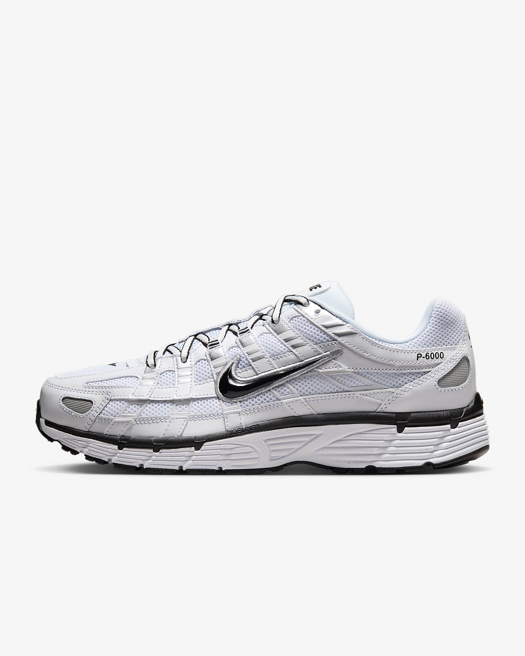 Nike P-6000 Sabatilles - Blanc/Platejat metal·litzat/Negre/Negre