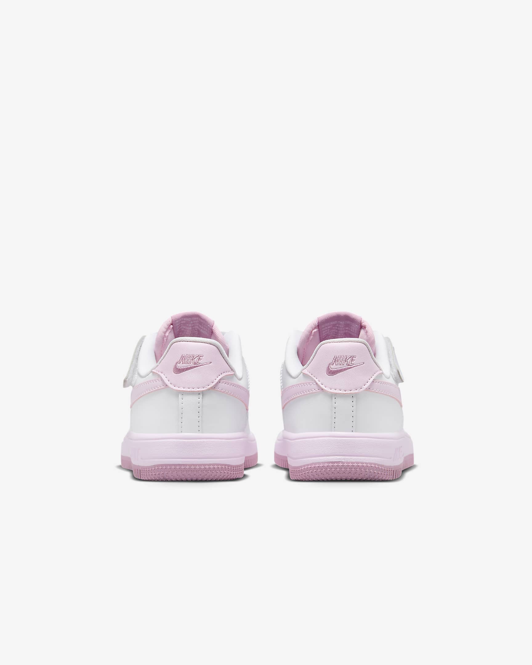 รองเท้าเด็กเล็ก Nike Force 1 Low EasyOn - ขาว/Elemental Pink/Pink Foam/Pink Foam