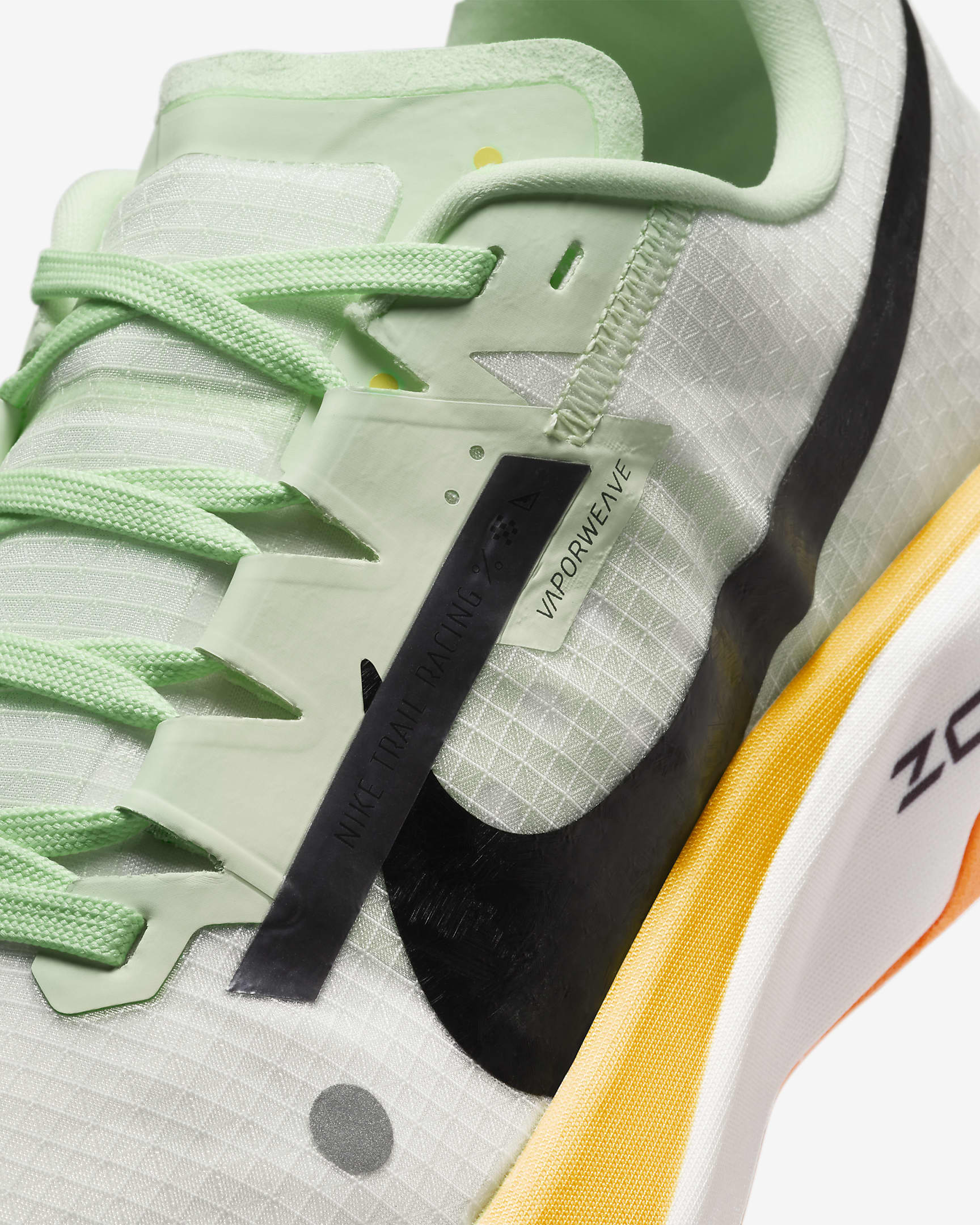 Nike Ultrafly Men's Trail Racing Shoes - Summit White/Vapor Green/Laser Orange/Black
