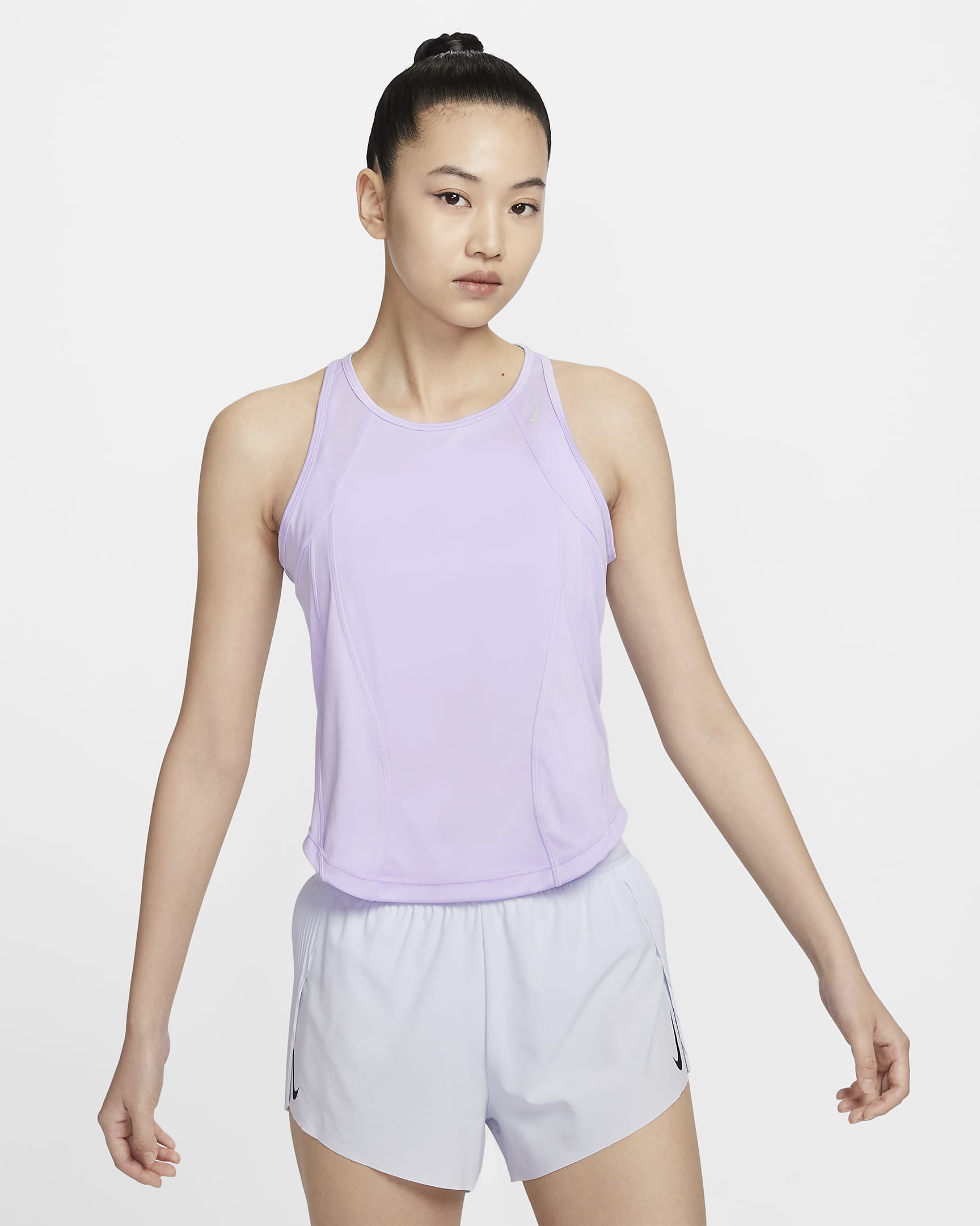 Nike Fast Women's Dri-FIT Running Tank Top - Lilac Bloom