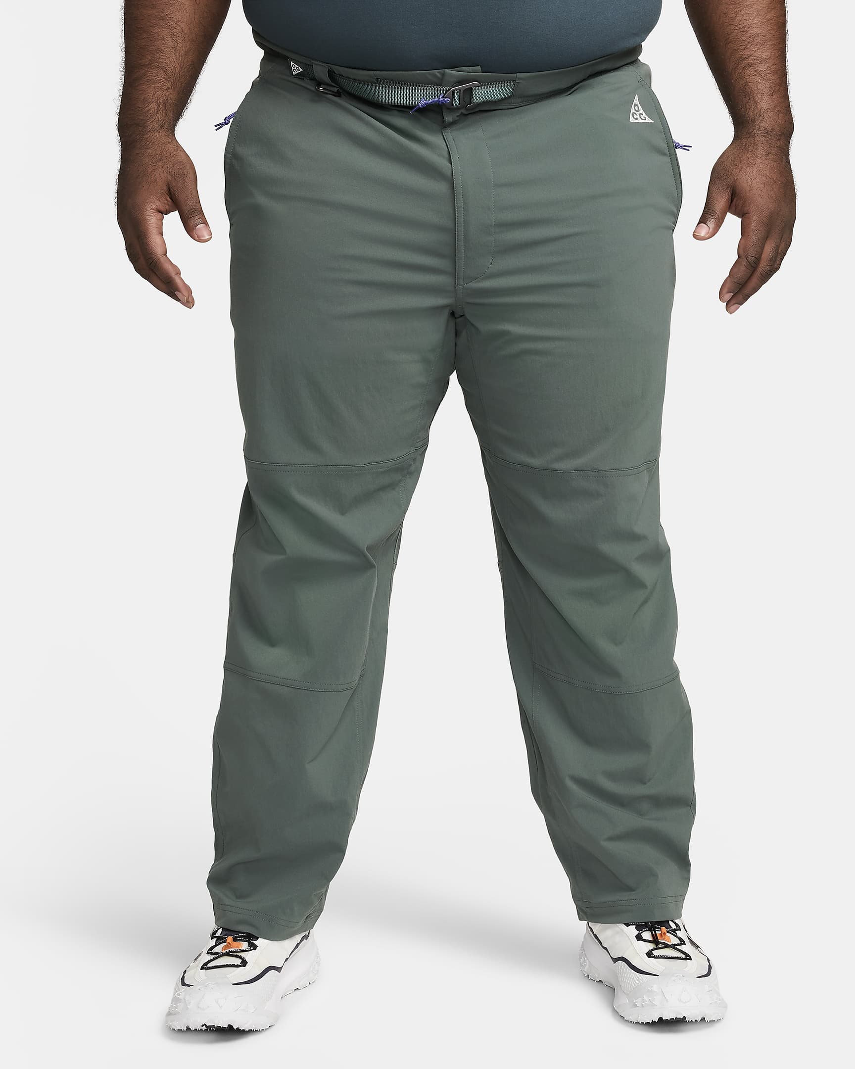 Pants de senderismo UV para hombre Nike ACG - Verde vintage/De costa a costa/Blanco cumbre