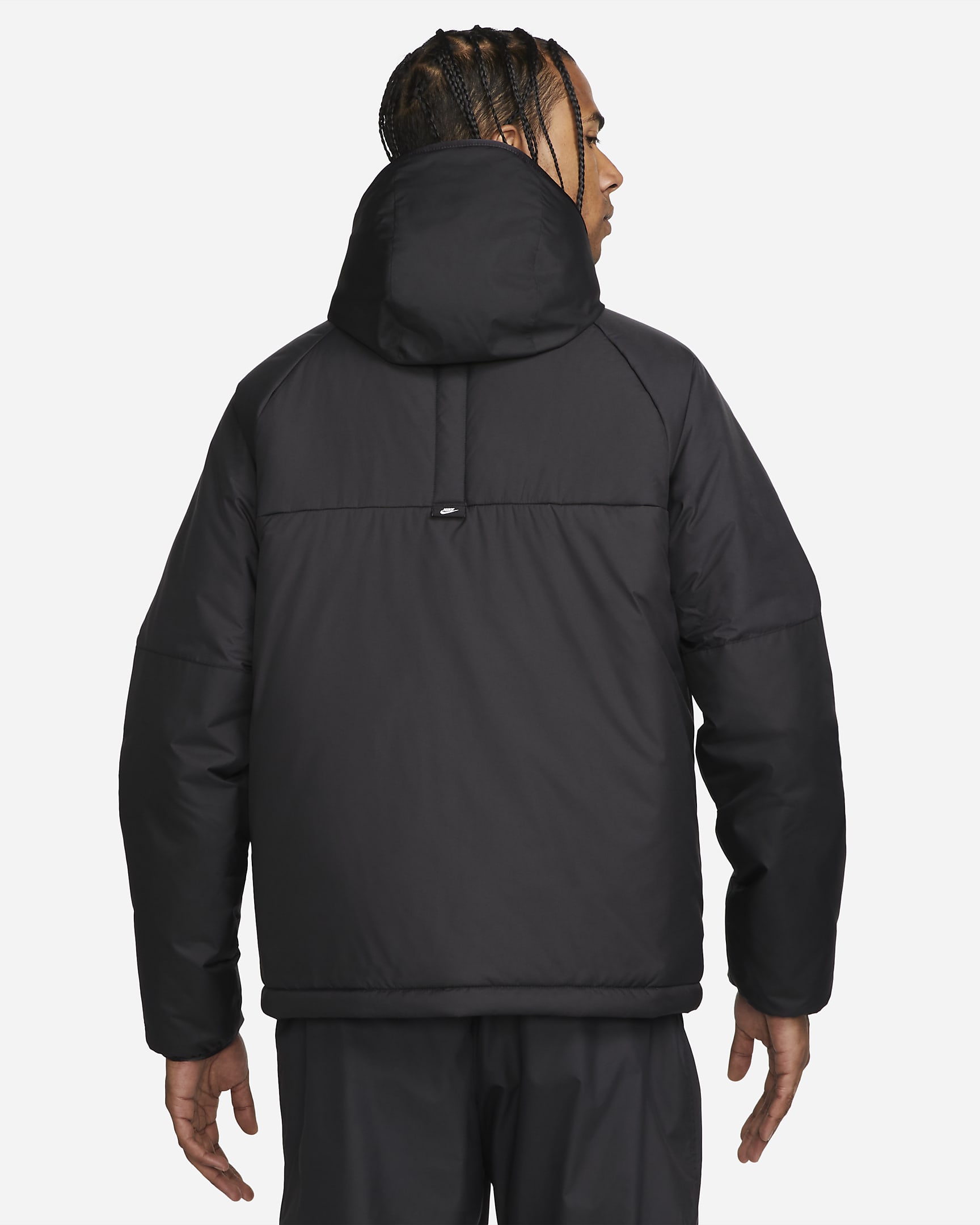 Nike Sportswear Therma-FIT Legacy Men's Hooded Jacket - Black/Black/Black