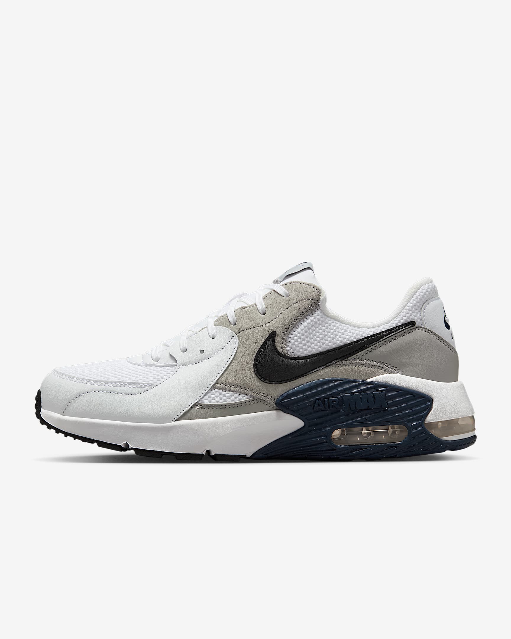 Nike Air Max Excee Men's Shoes - White/Light Smoke Grey/Midnight Navy/Black