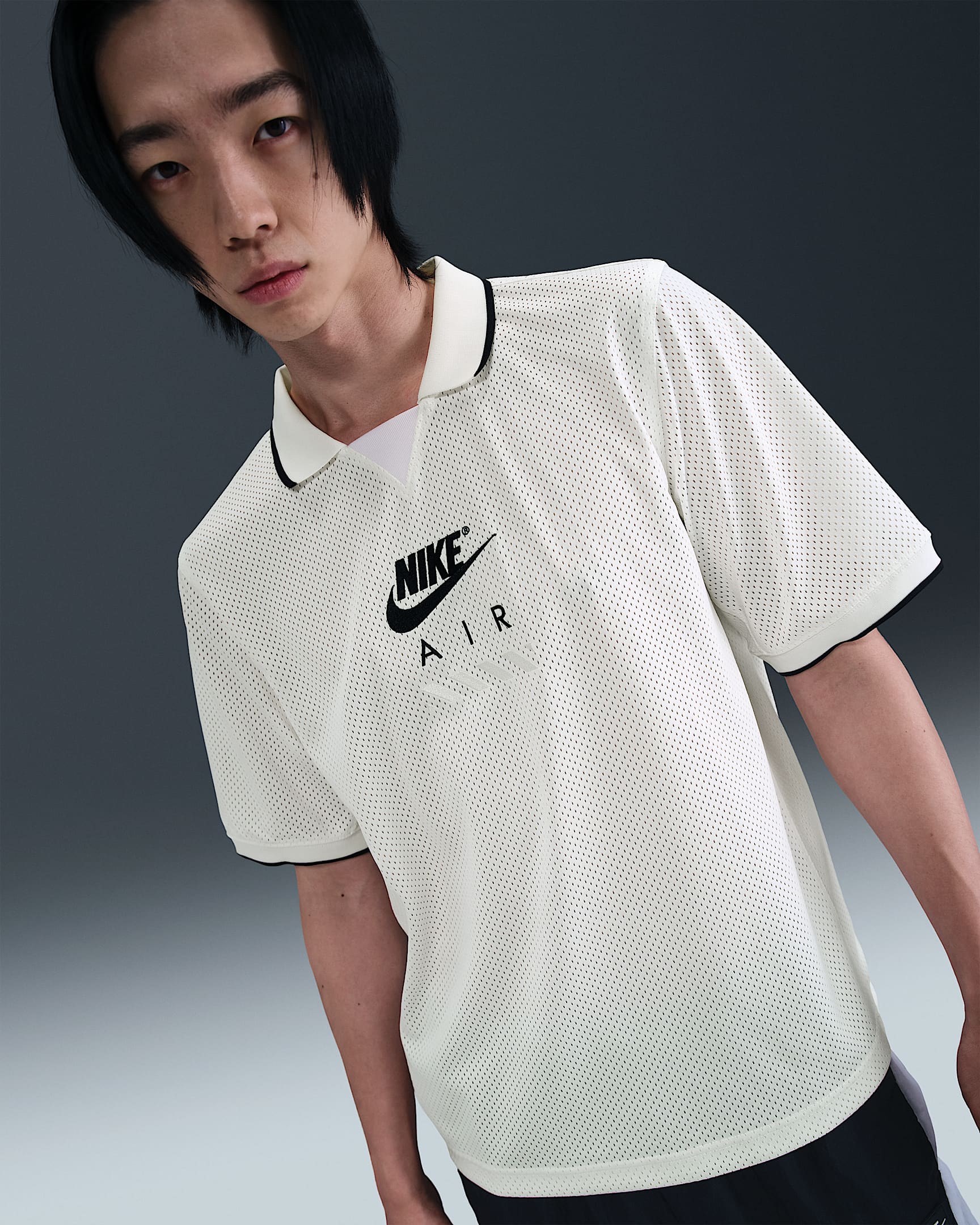 Nike Air Men's Soccer Jersey - Sail/Black