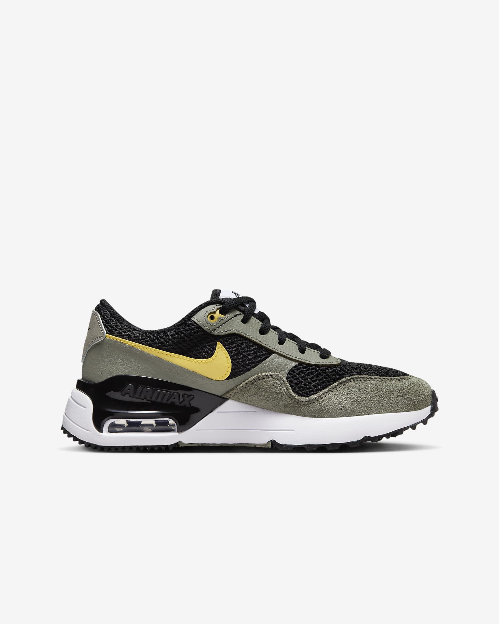 Nike Air Max SYSTM Older Kids' Shoes - Black/Dark Stucco/Black/Saturn Gold