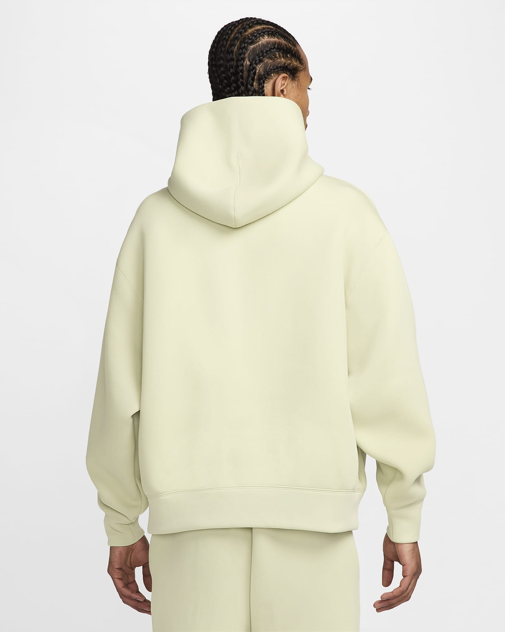 Sweat à capuche en tissu Fleece Nike Tech Reimagined pour homme - Olive Aura/Olive Aura