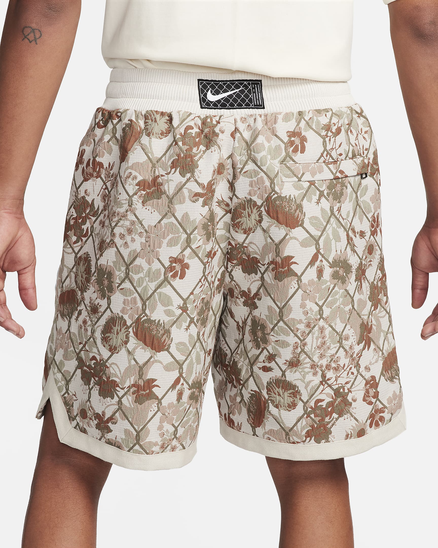 Shorts de básquetbol Repel de 20 cm para hombre Nike DNA - Marrón verdoso claro/Marrón verdoso claro