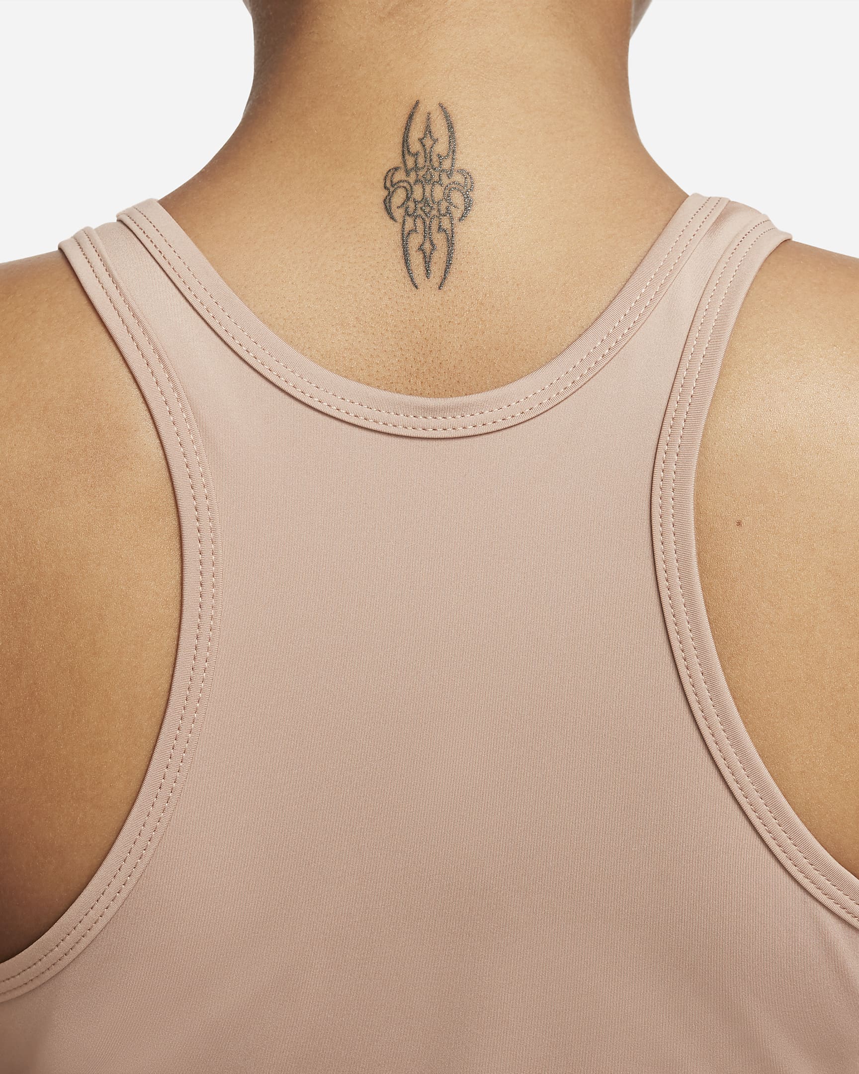 Nike Pro Dri-FIT női haspóló - Desert Dust