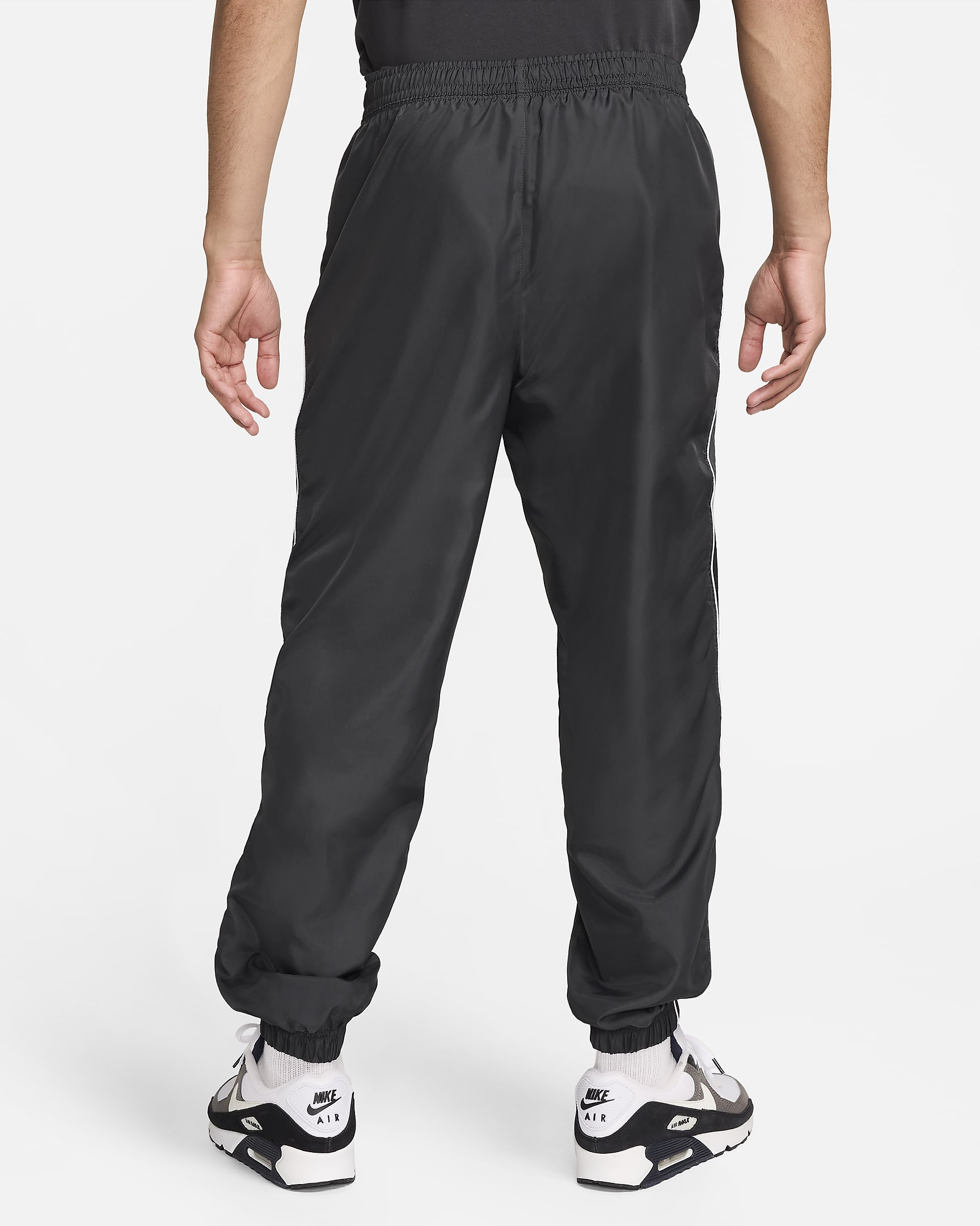 Nike Air Men's Woven Trousers - Dark Smoke Grey/Black