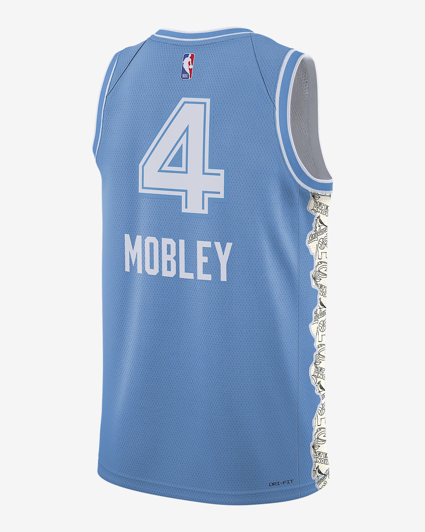 Evan Mobley Cleveland Cavaliers 2024/25 City Edition Men's Nike DriFIT NBA Swingman Jersey