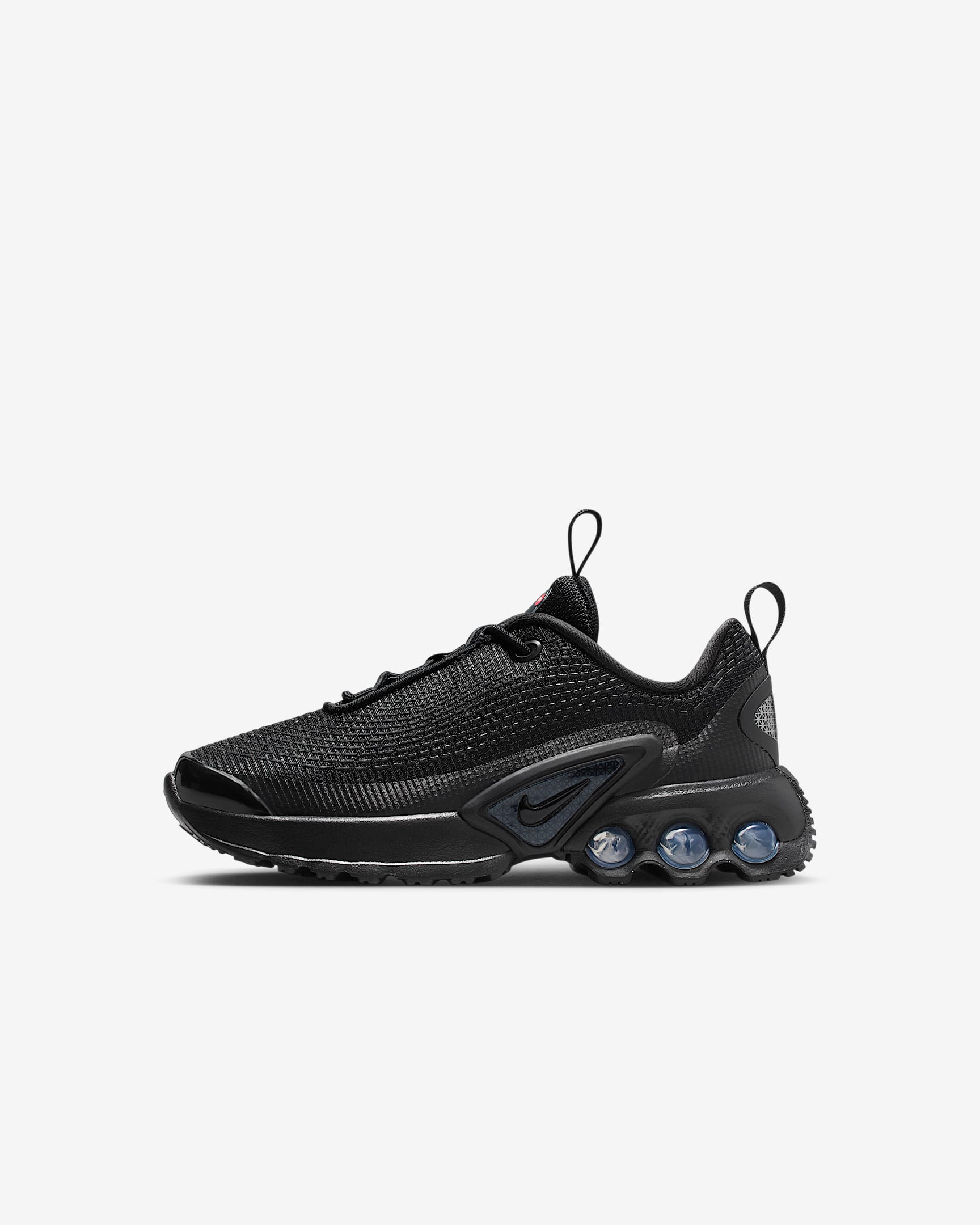 Nike Air Max Dn-sko til mindre børn - sort/sort/Metallic Dark Grey/sort
