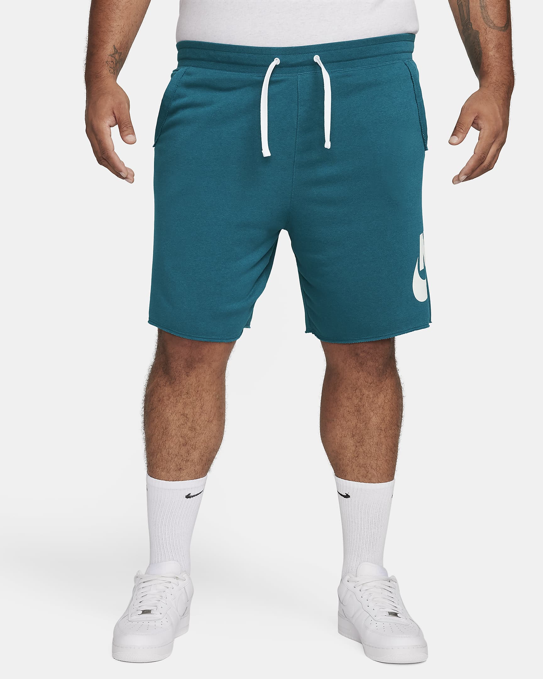 mens nike french terry shorts