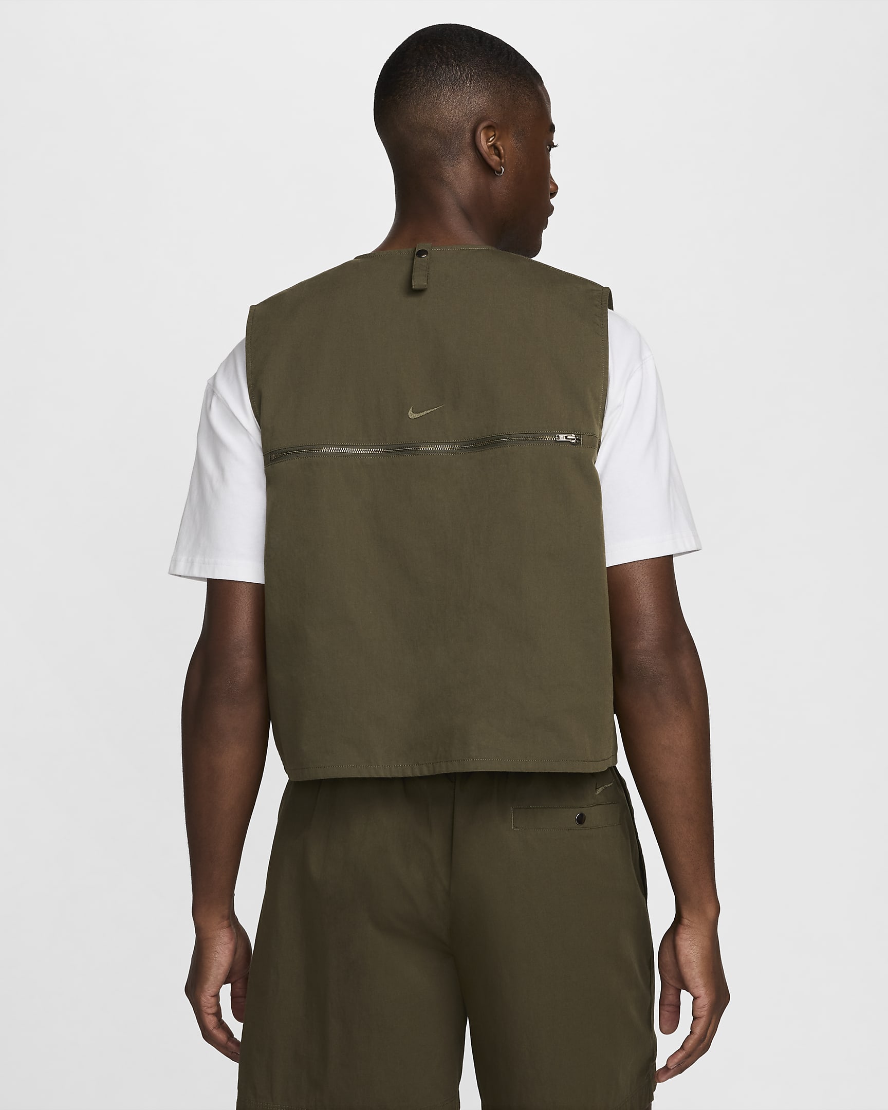 Nike Life Men's Utility Gilet - Cargo Khaki/Cargo Khaki