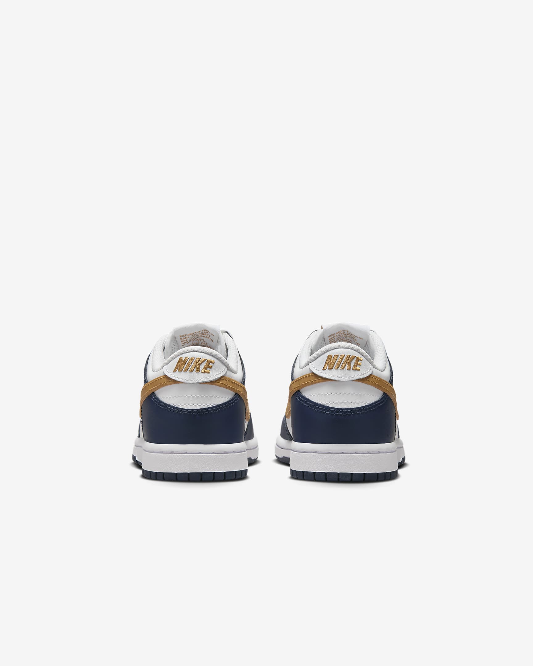 Nike Dunk Low cipő kisebb gyerekeknek - Fehér/Midnight Navy/Wheat