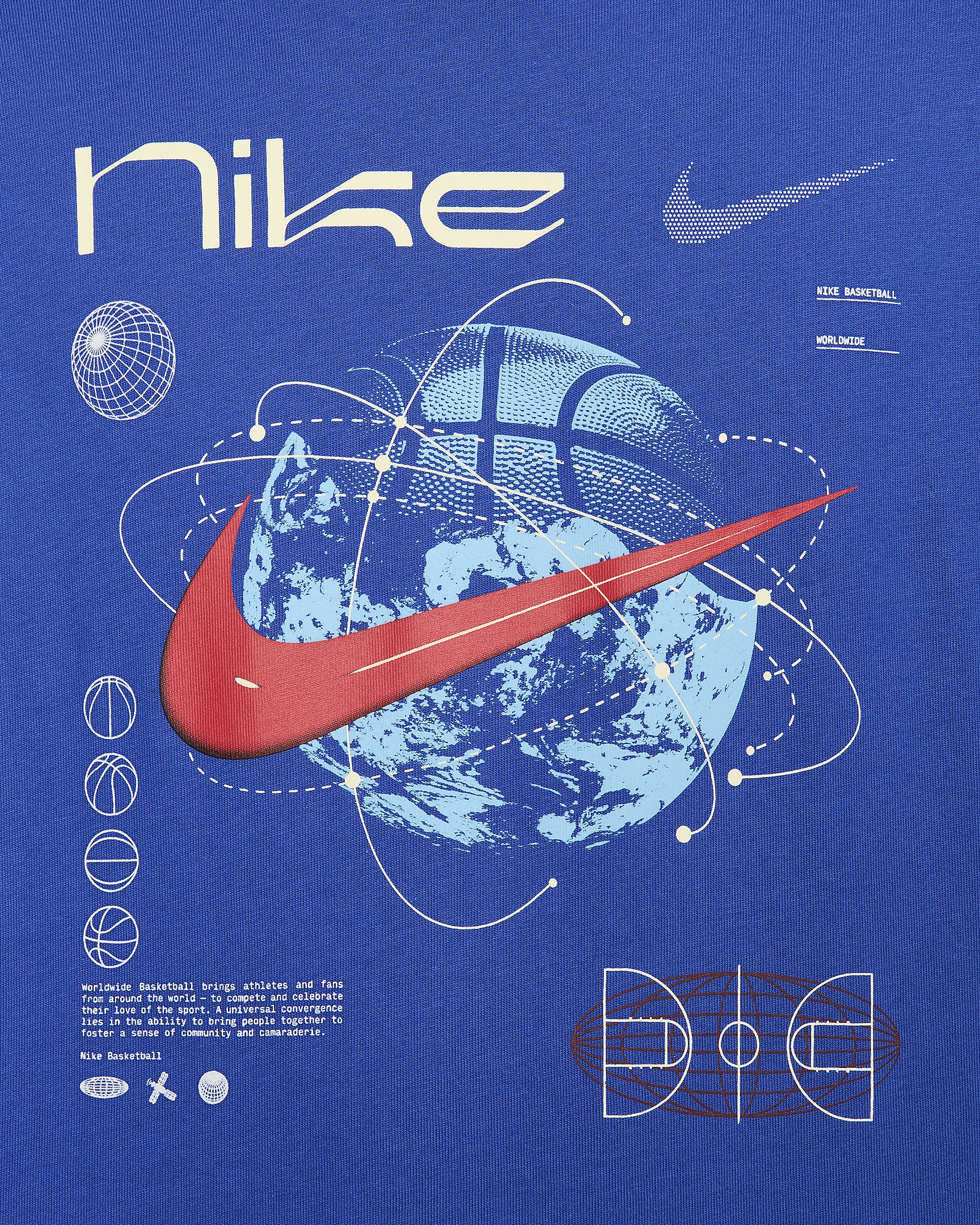 Ανδρικό T-Shirt μπάσκετ Max90 Nike - Game Royal