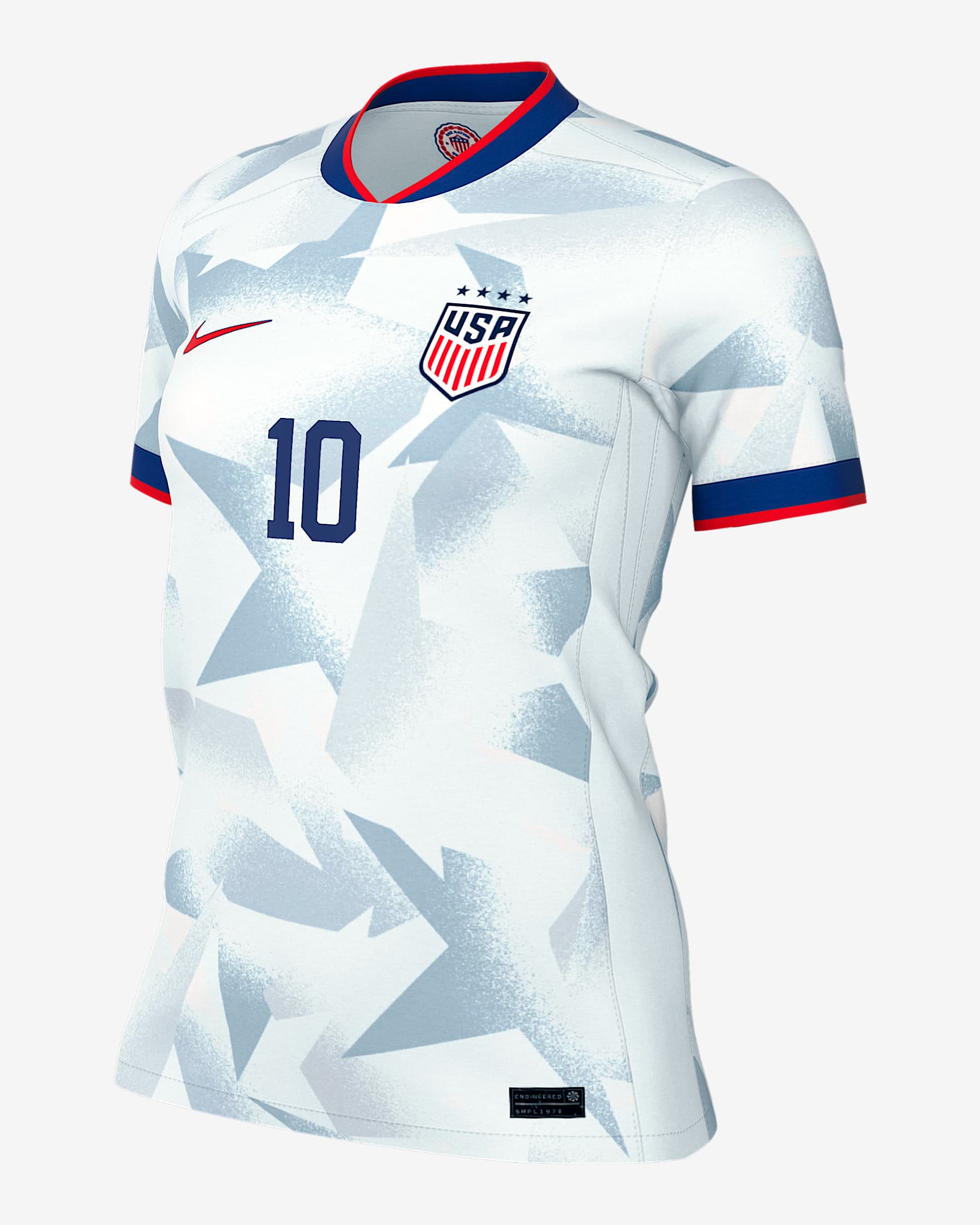 Jersey de futbol Nike Dri-FIT del USWNT local 2025 Stadium para mujer Lindsey Heaps - Blanco