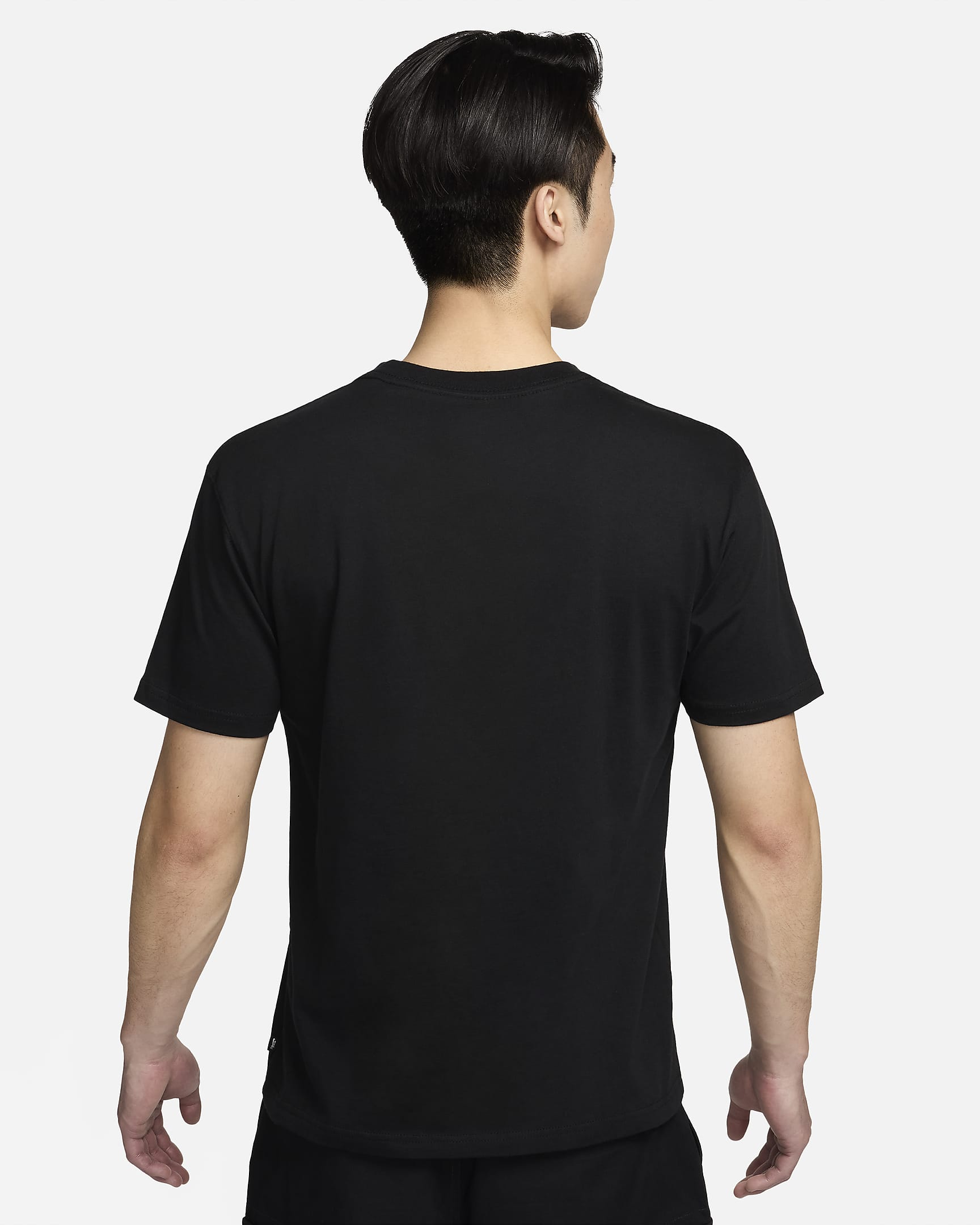 เสื้อยืดสเก็ตบอร์ดมีโลโก้ Nike SB - ดำ/ขาว