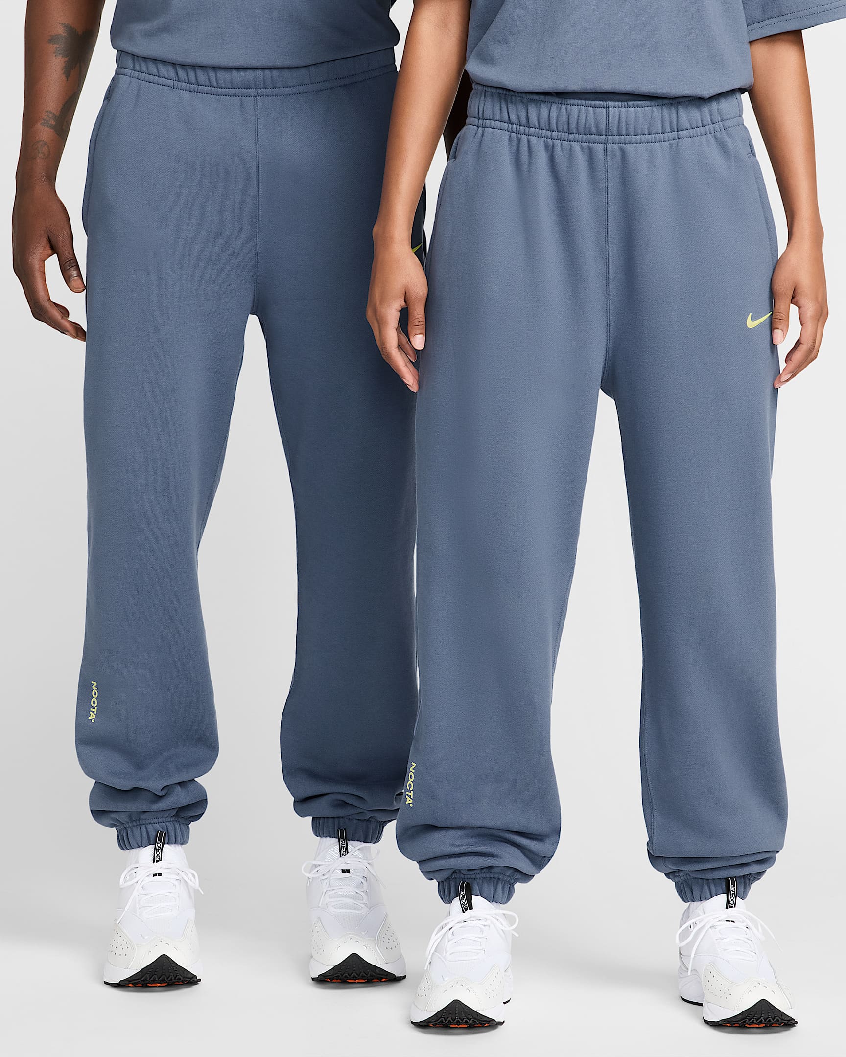 NOCTA NOCTA Fleece Sweatpants - Diffused Blue/Citron Tint