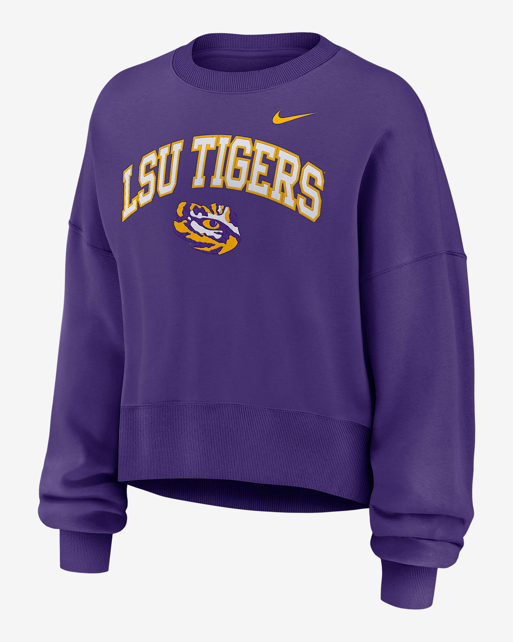 LSU Phoenix Arch Women's Nike College Pullover Crew - Purple