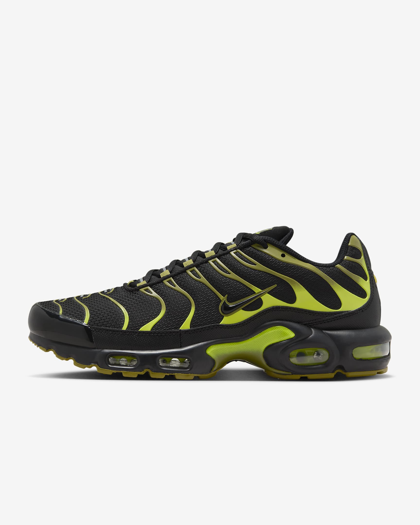 Nike Air Max Plus Herenschoenen - Zwart/Cyber/Pacific Moss/Zwart