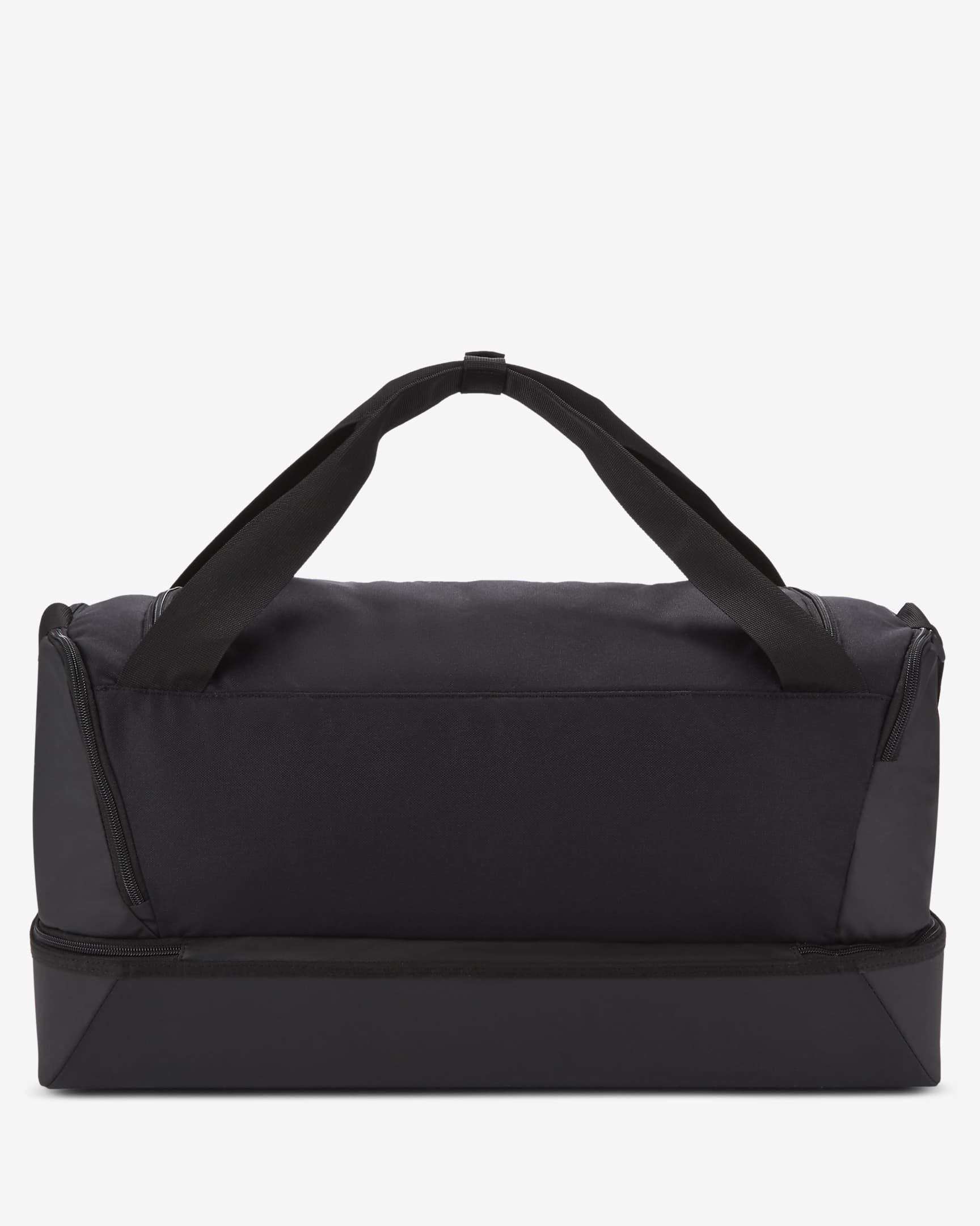 Sac de football rigide Nike Academy Team (taille moyenne, 37 L) - Noir/Noir/Blanc