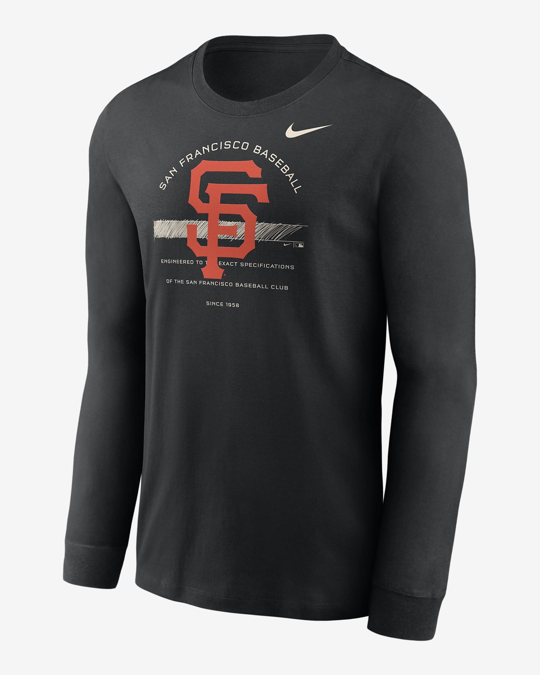 Nike Over Arch (MLB San Francisco Giants) Men's Long-Sleeve T-Shirt ...