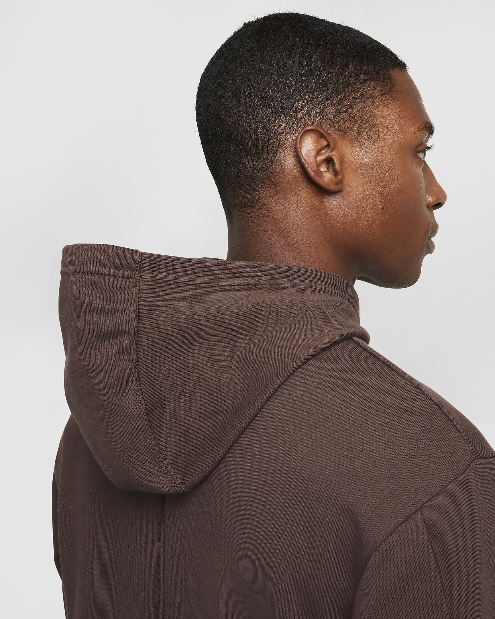 Sweat à capuche de tennis Dri-FIT en tissu Fleece NikeCourt Heritage pour homme - Baroque Brown/Velvet Brown