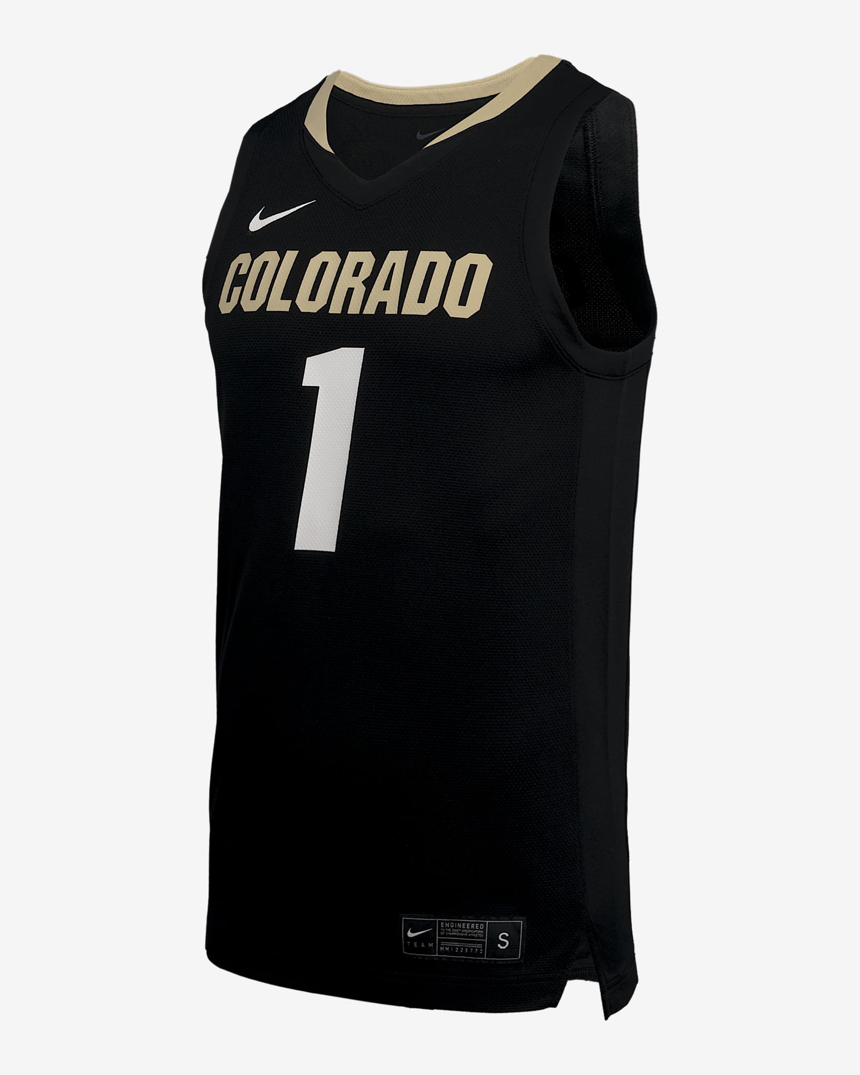 Jersey de básquetbol universitario Nike para hombre Colorado - Negro