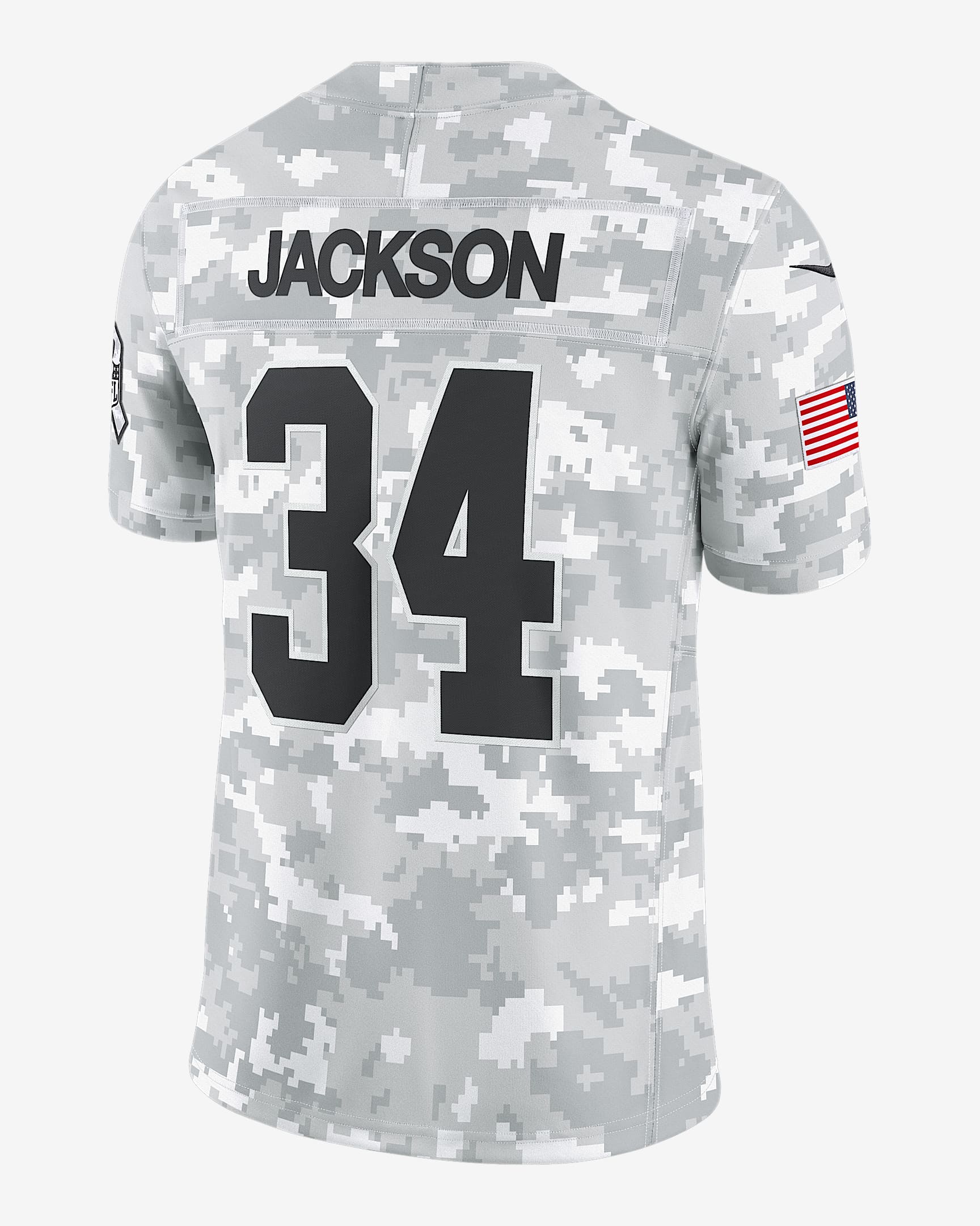 Bo Jackson Las Vegas Raiders Salute to Service Men's Nike DriFIT NFL