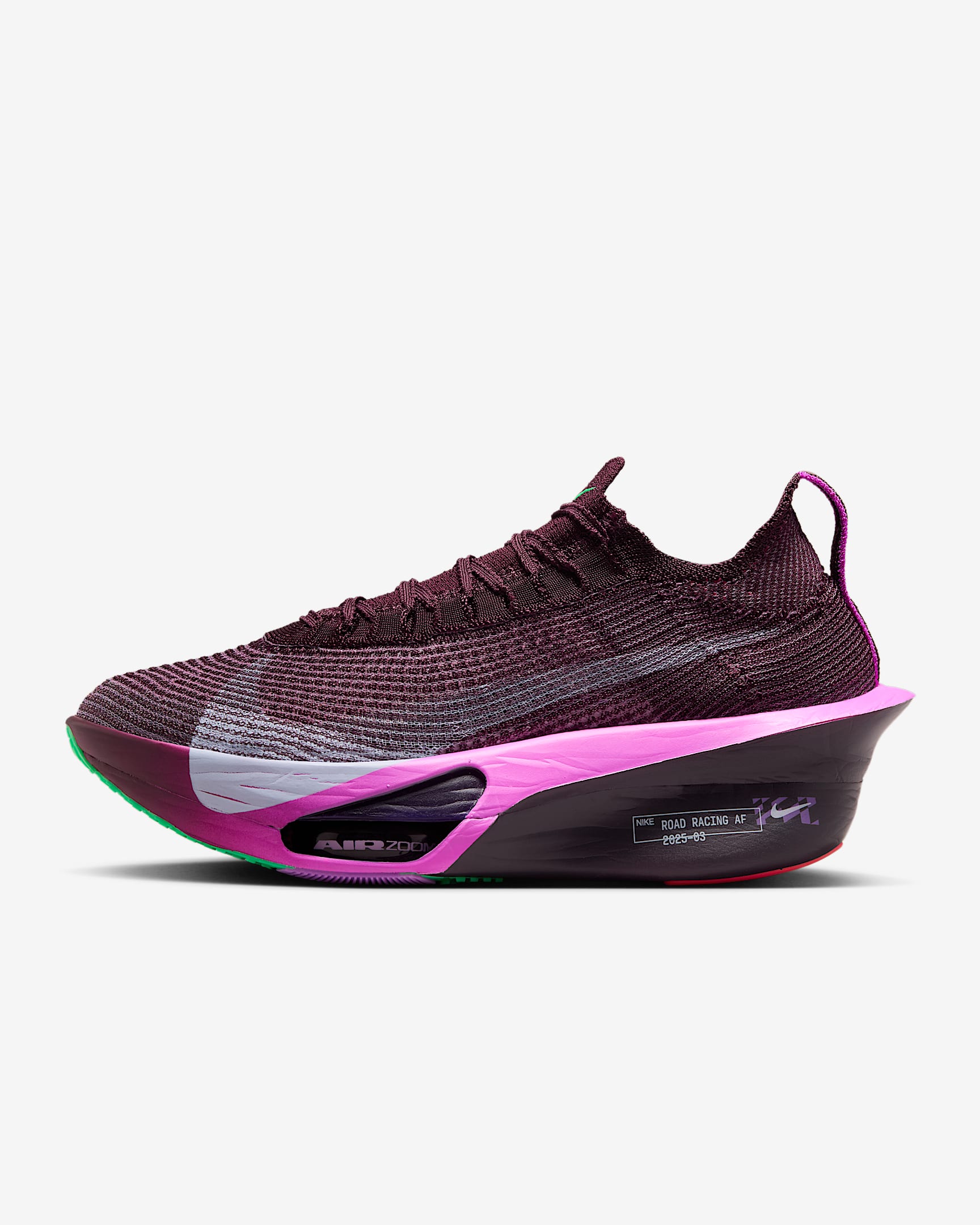 Nike Alphafly 3 Women's Road Racing Shoes - Burgundy Crush/Fuchsia Dream/Cave Purple/Oxygen Purple