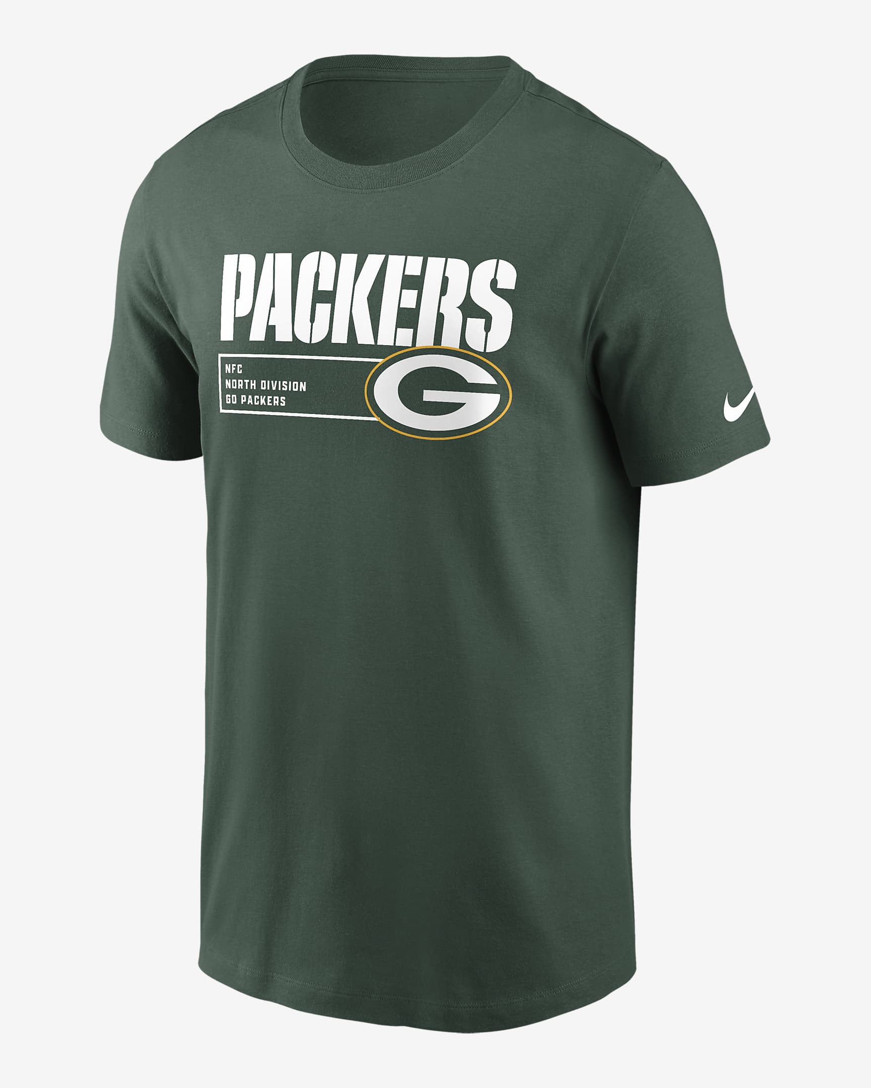 Green Bay Packers Division Essential Men's Nike NFL T-Shirt. Nike.com