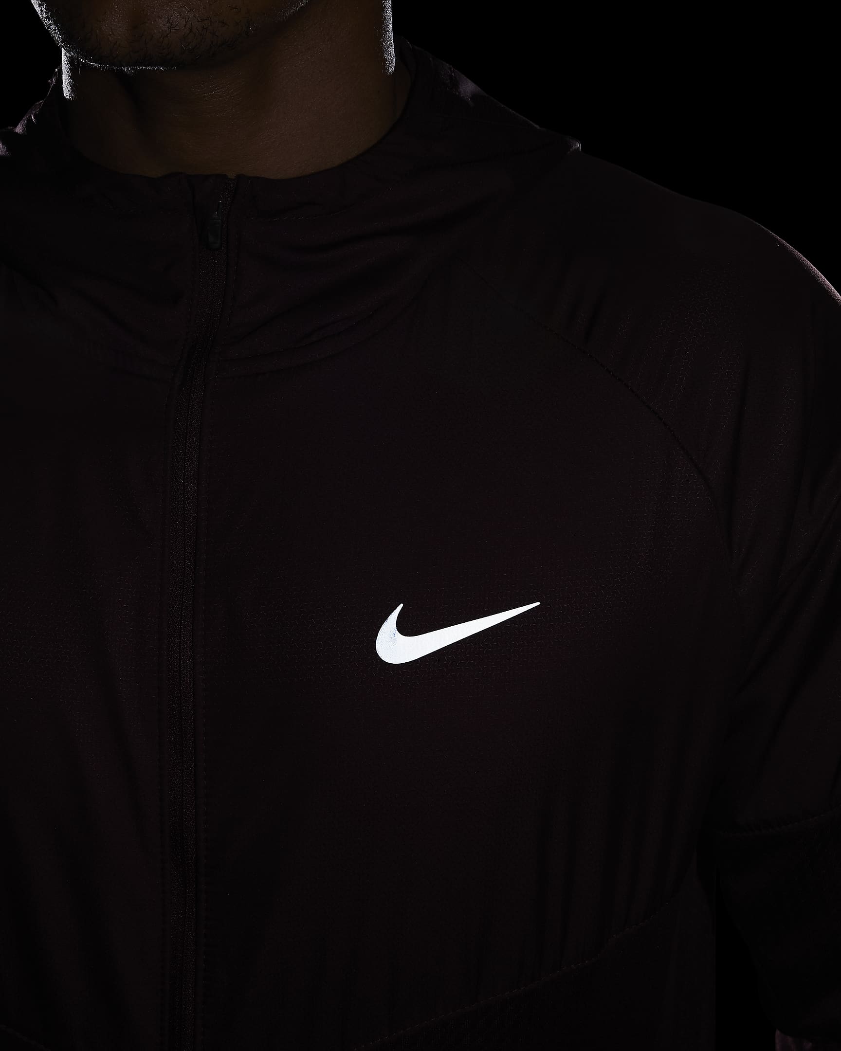 Nike Sphere Miler Men's Therma-FIT Water-Repellent Running Jacket - Burgundy Crush/Burgundy Crush