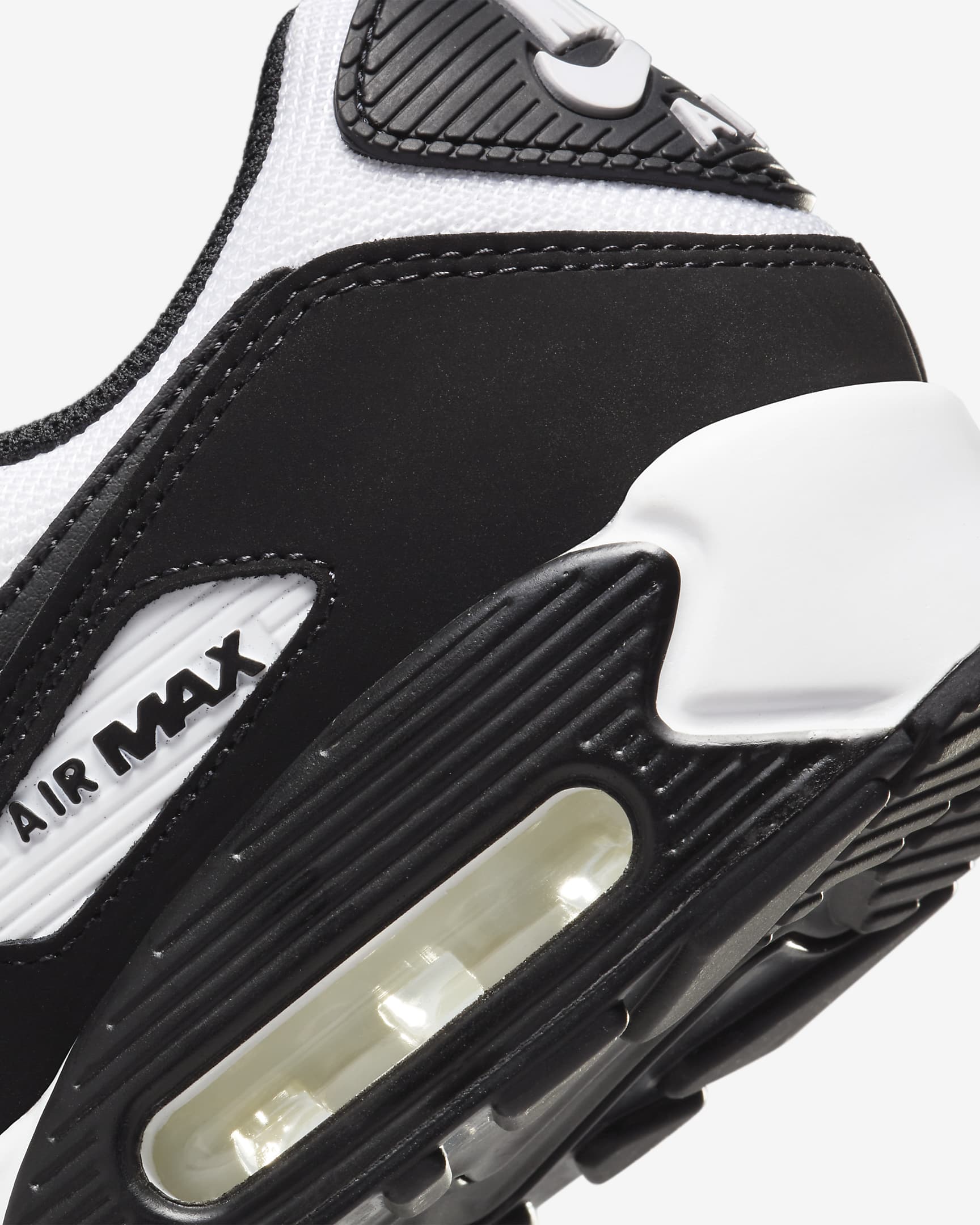 Nike Air Max 90 Men's Shoes - White/White/Black