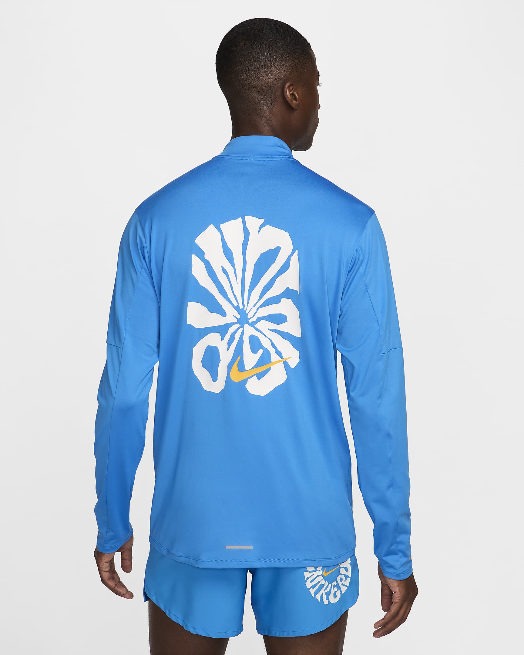 Haut de running à 1/4 de zip Dri-FIT Nike Run Energy pour homme - Light Photo Blue/Summit White