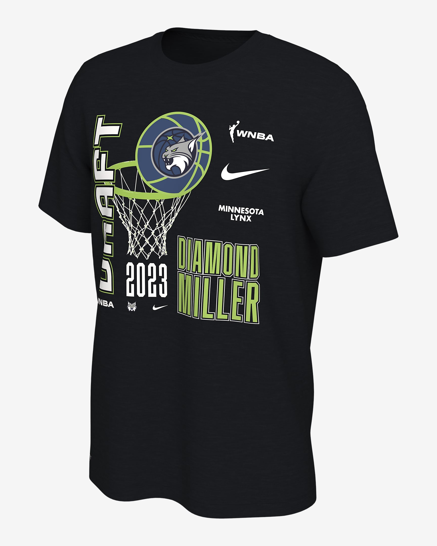 Diamond Miller Minnesota Lynx Men's Nike WNBA T-Shirt. Nike.com